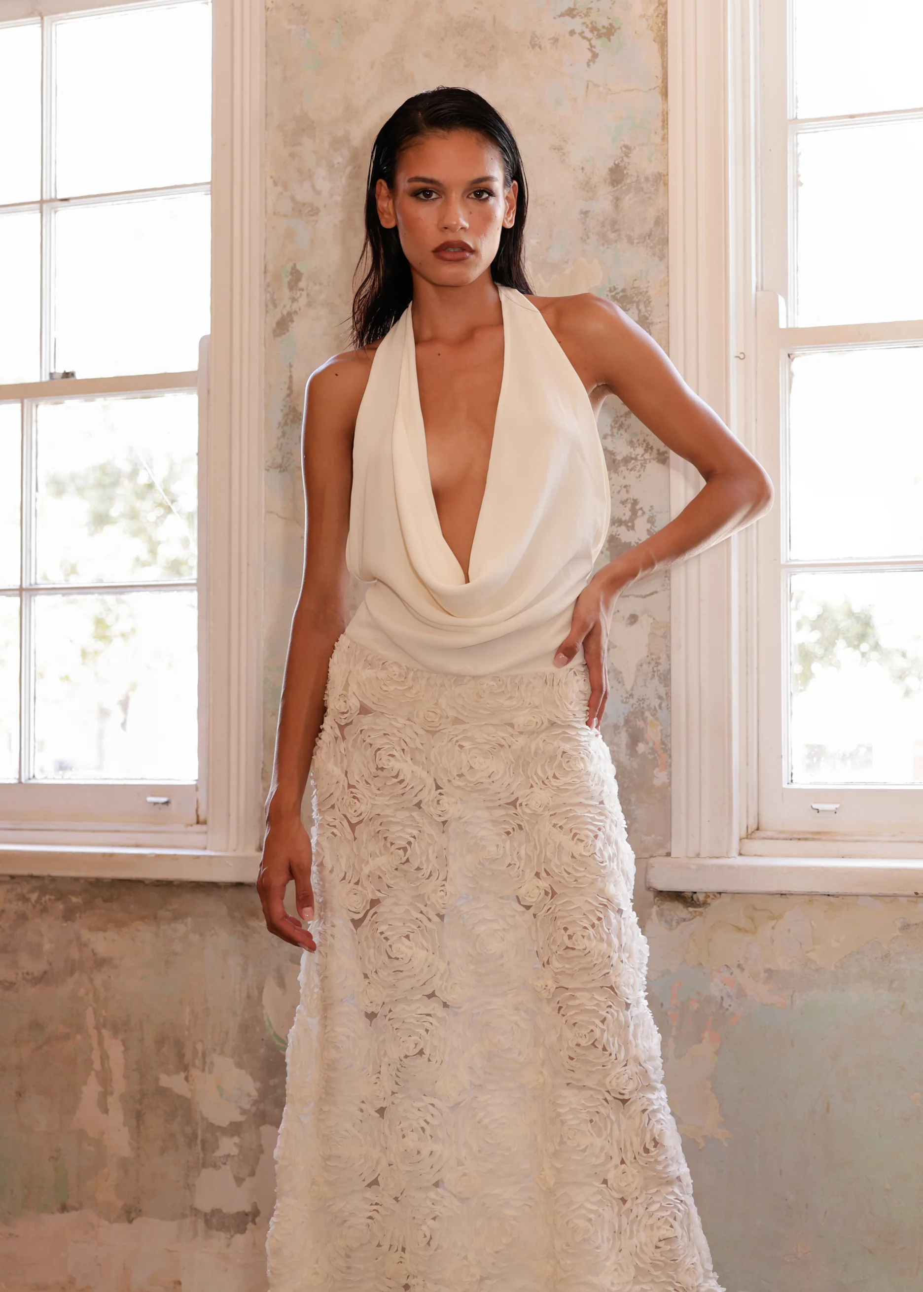 ADRIANA DRESS IVORY - Image 10