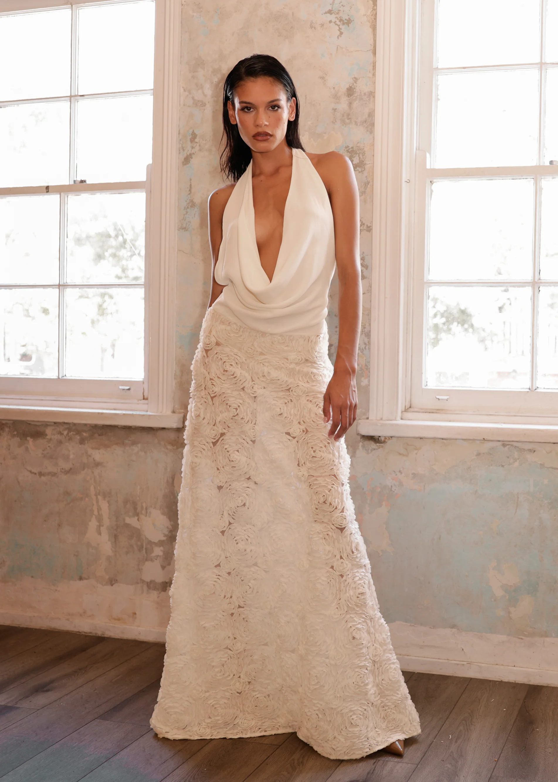 ADRIANA DRESS IVORY - Image 8