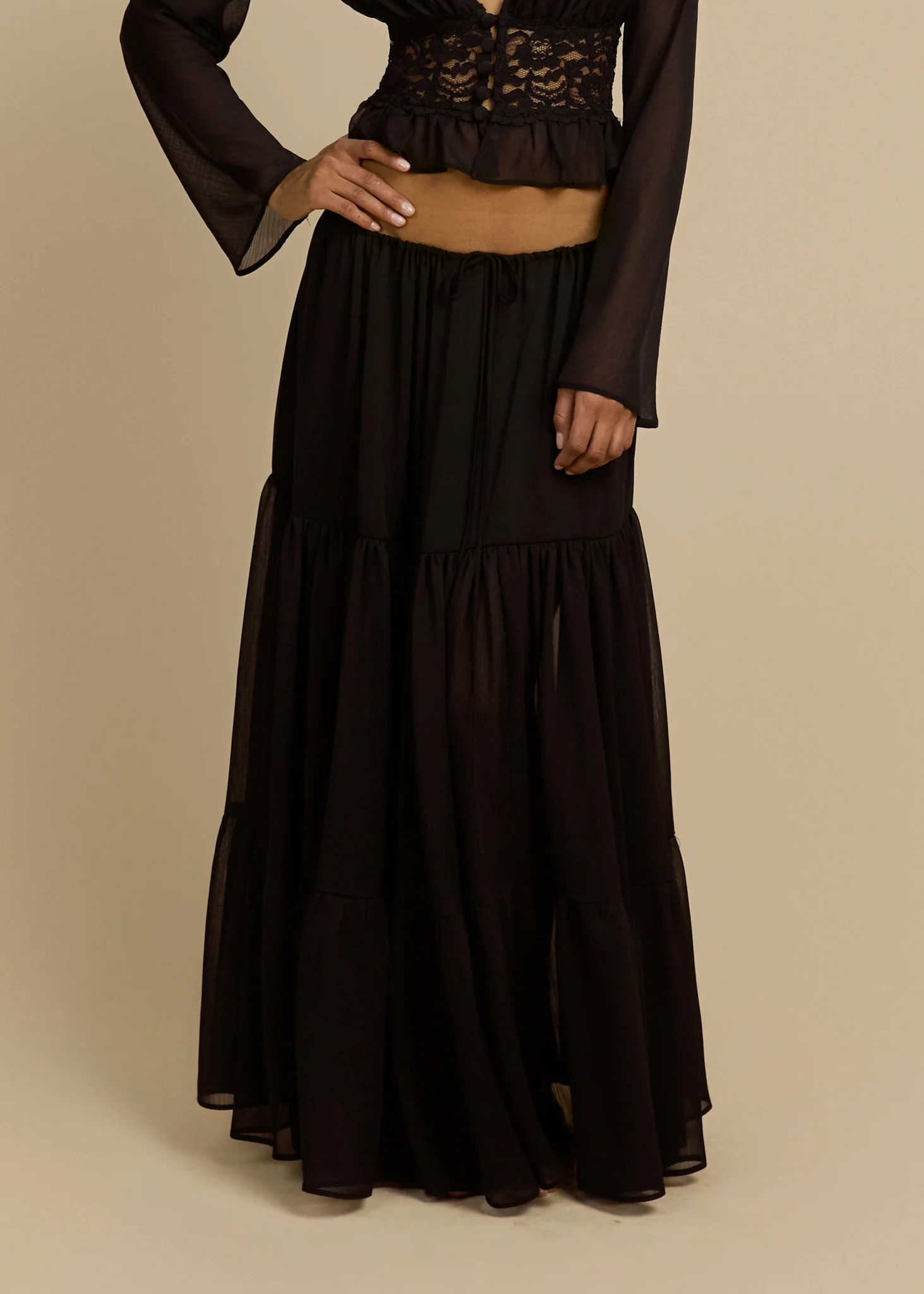 ALESSANDRA SKIRT BLACK - Image 5