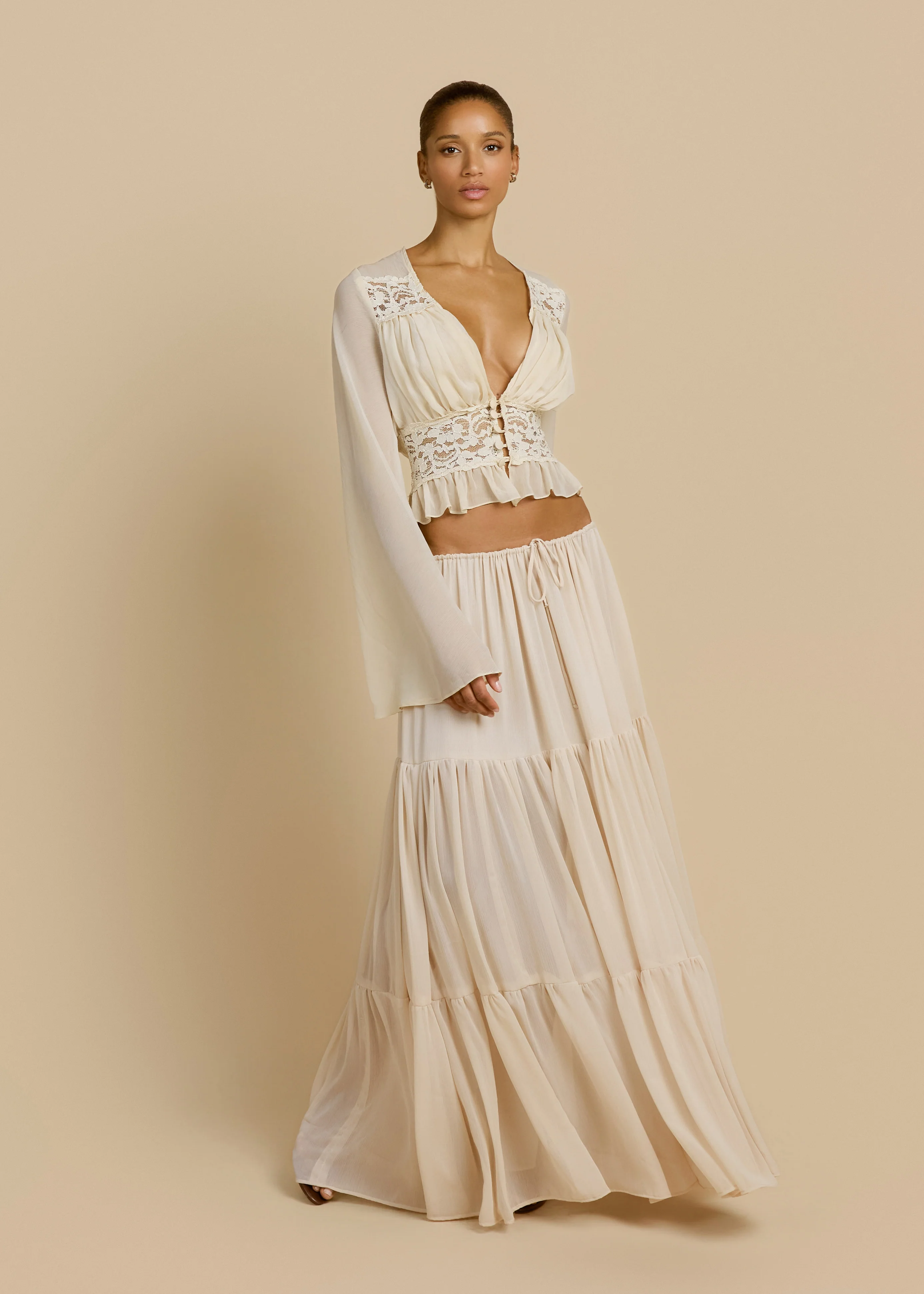 ALESSANDRA SKIRT IVORY - Image 10
