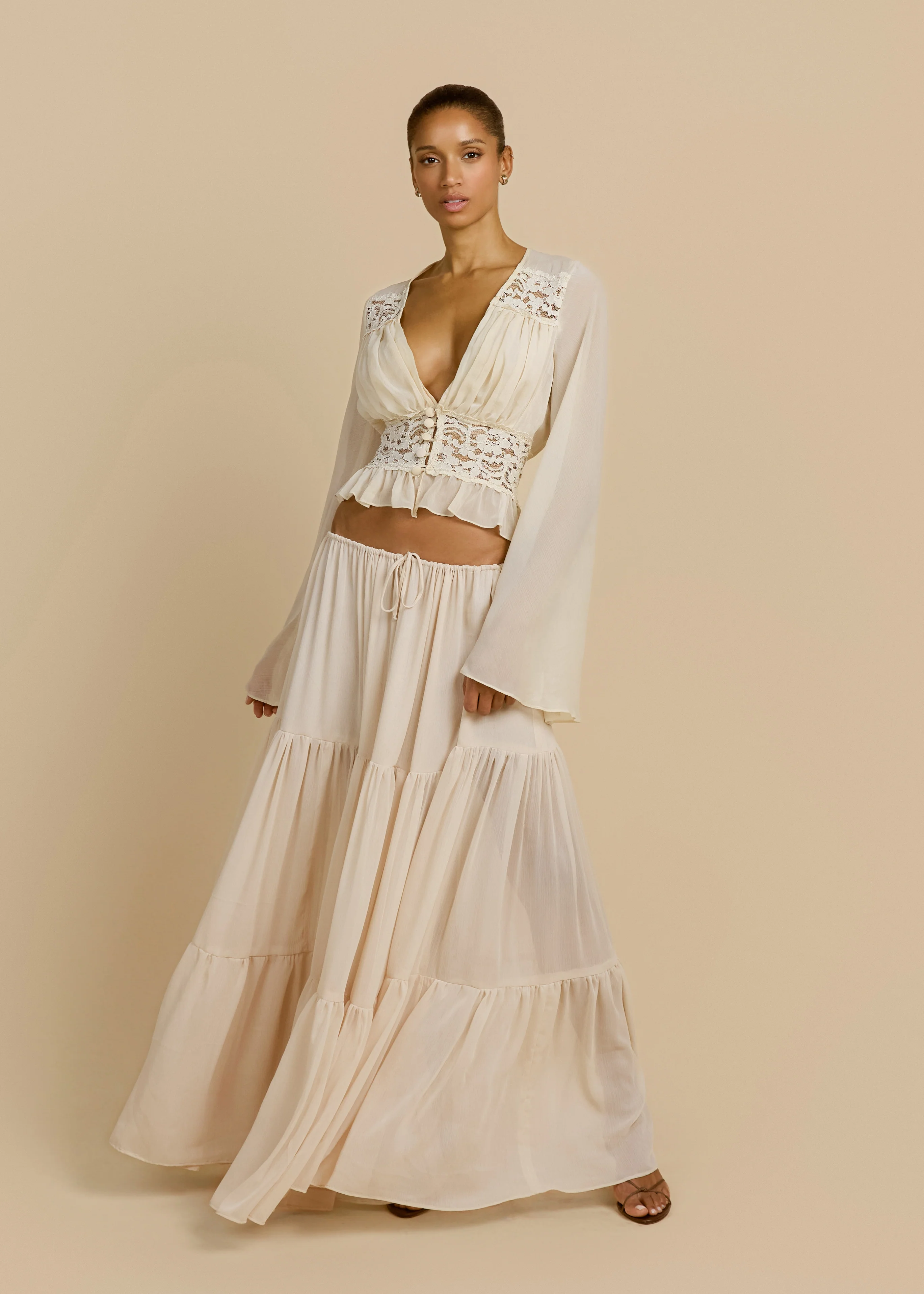 ALESSANDRA SKIRT IVORY - Image 12