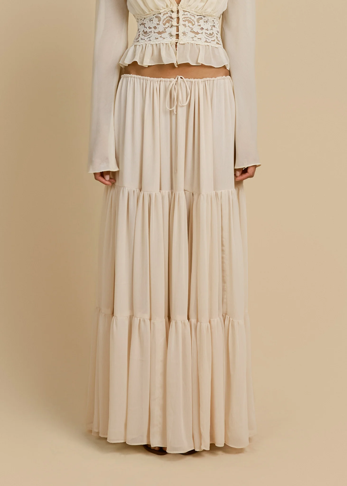 ALESSANDRA SKIRT IVORY - Image 5