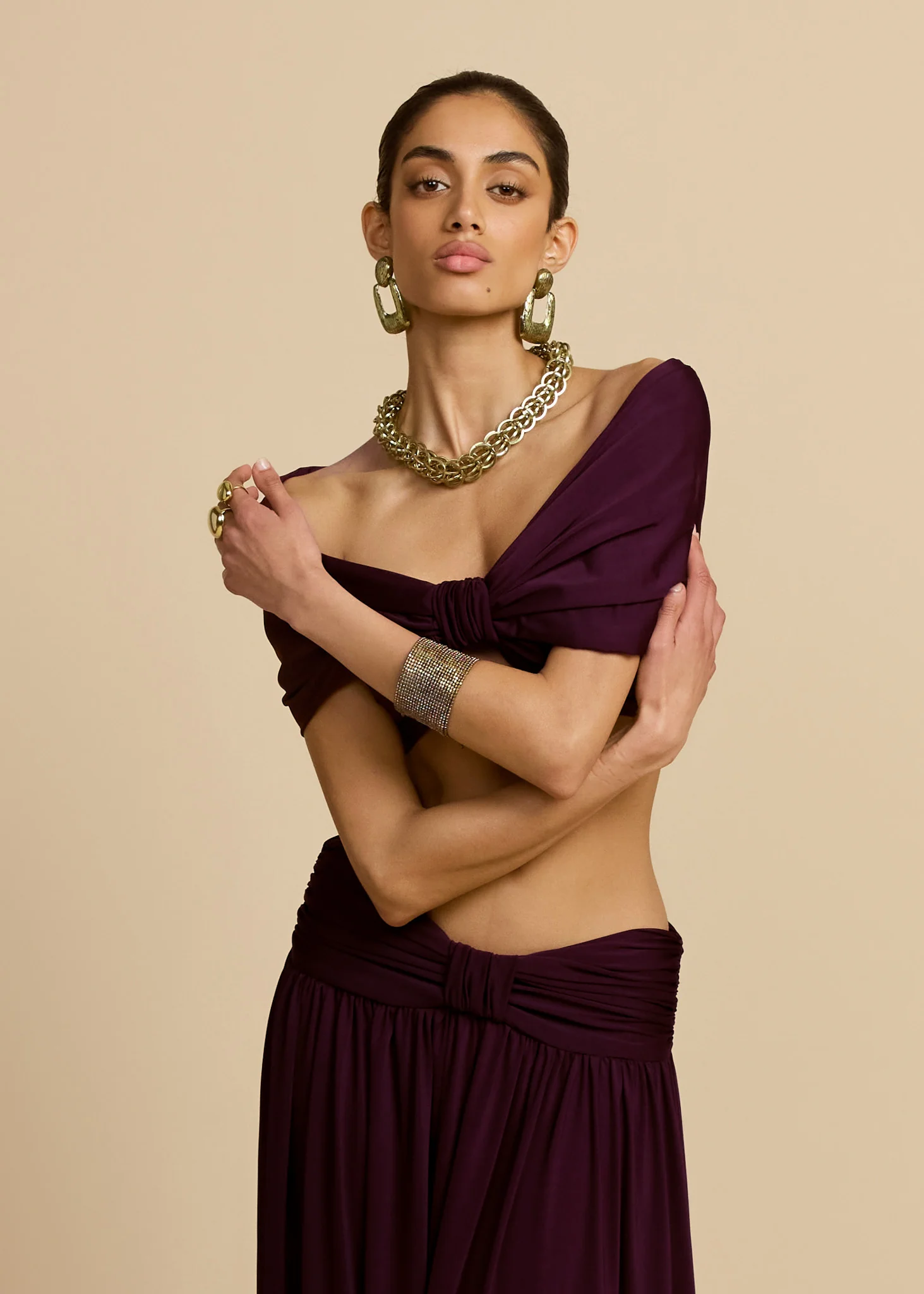 ALESSIA SKIRT PLUM - Image 4