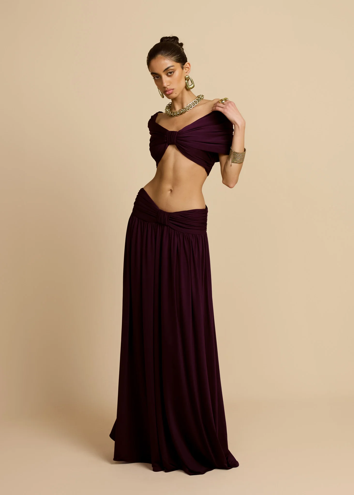 ALESSIA TOP PLUM - Image 3