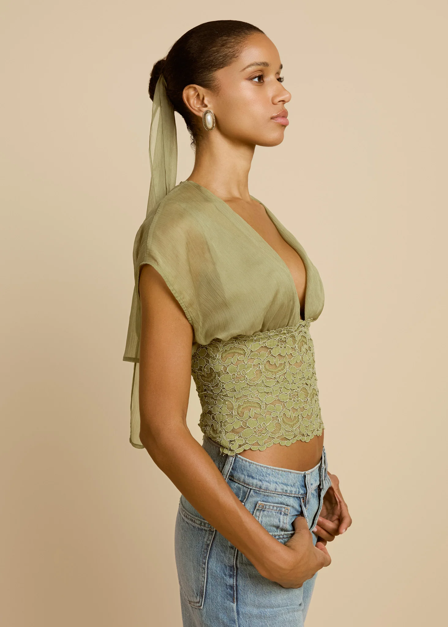 ALLEGRA TOP PISTACHIO - Image 4