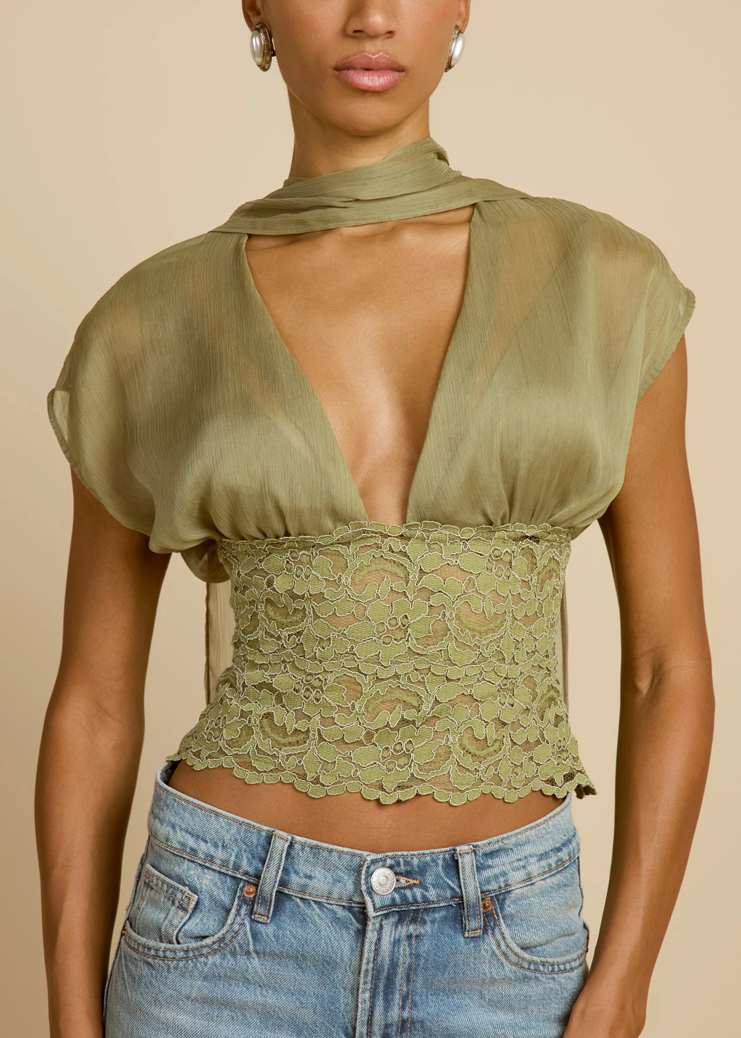 ALLEGRA TOP PISTACHIO - Image 7
