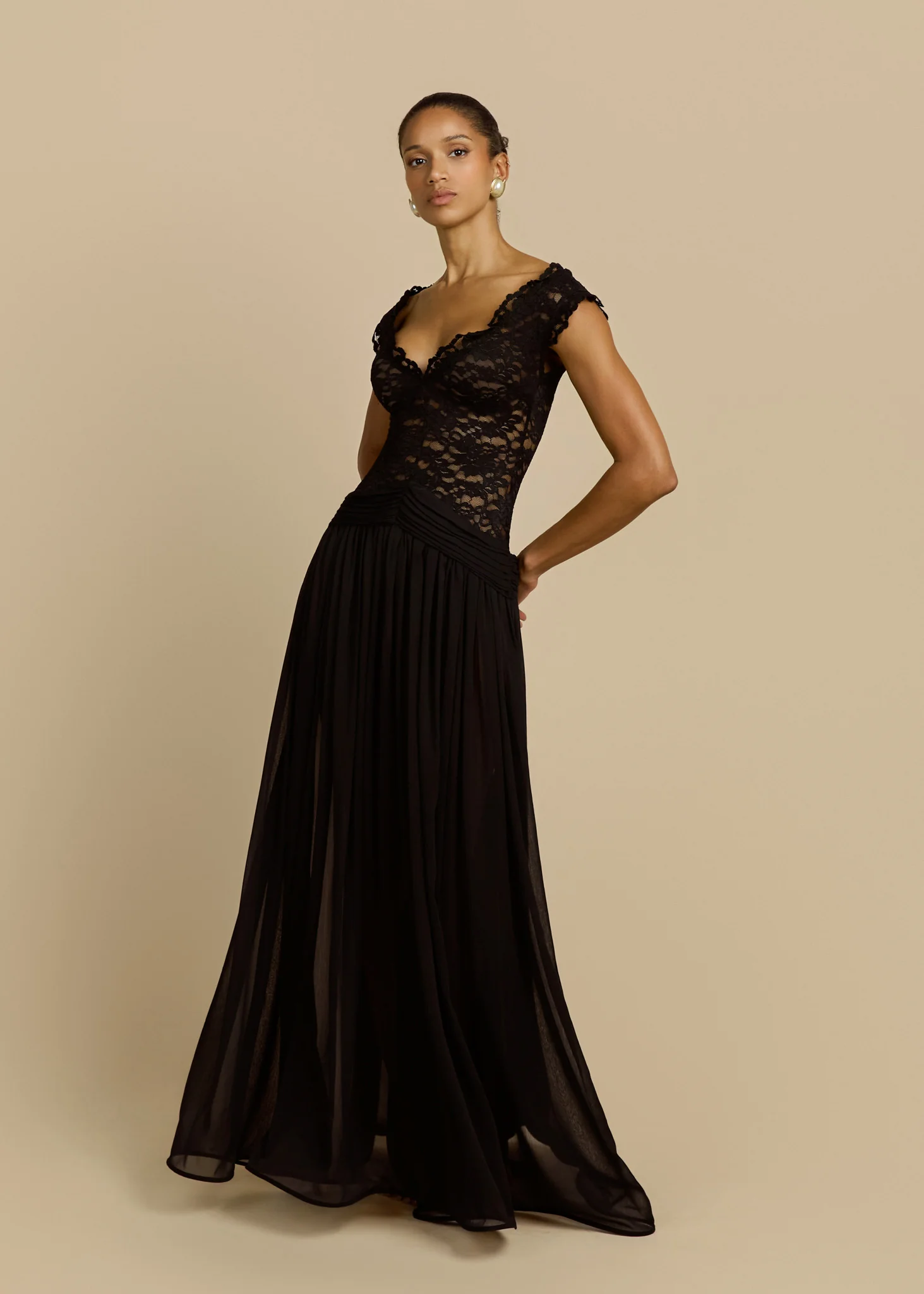 ARABELLA DRESS BLACK - Image 3