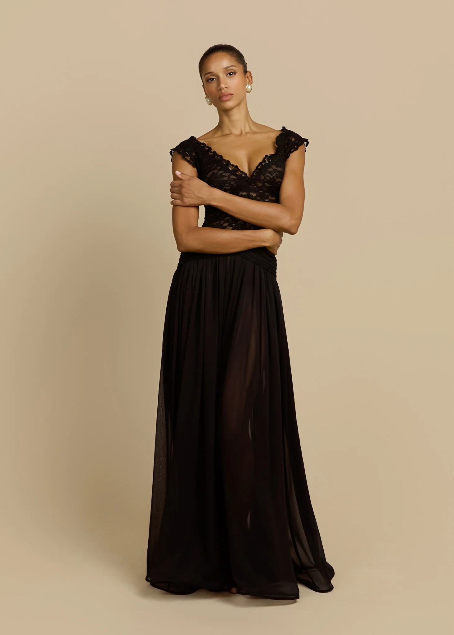 ARABELLA DRESS BLACK - Image 4