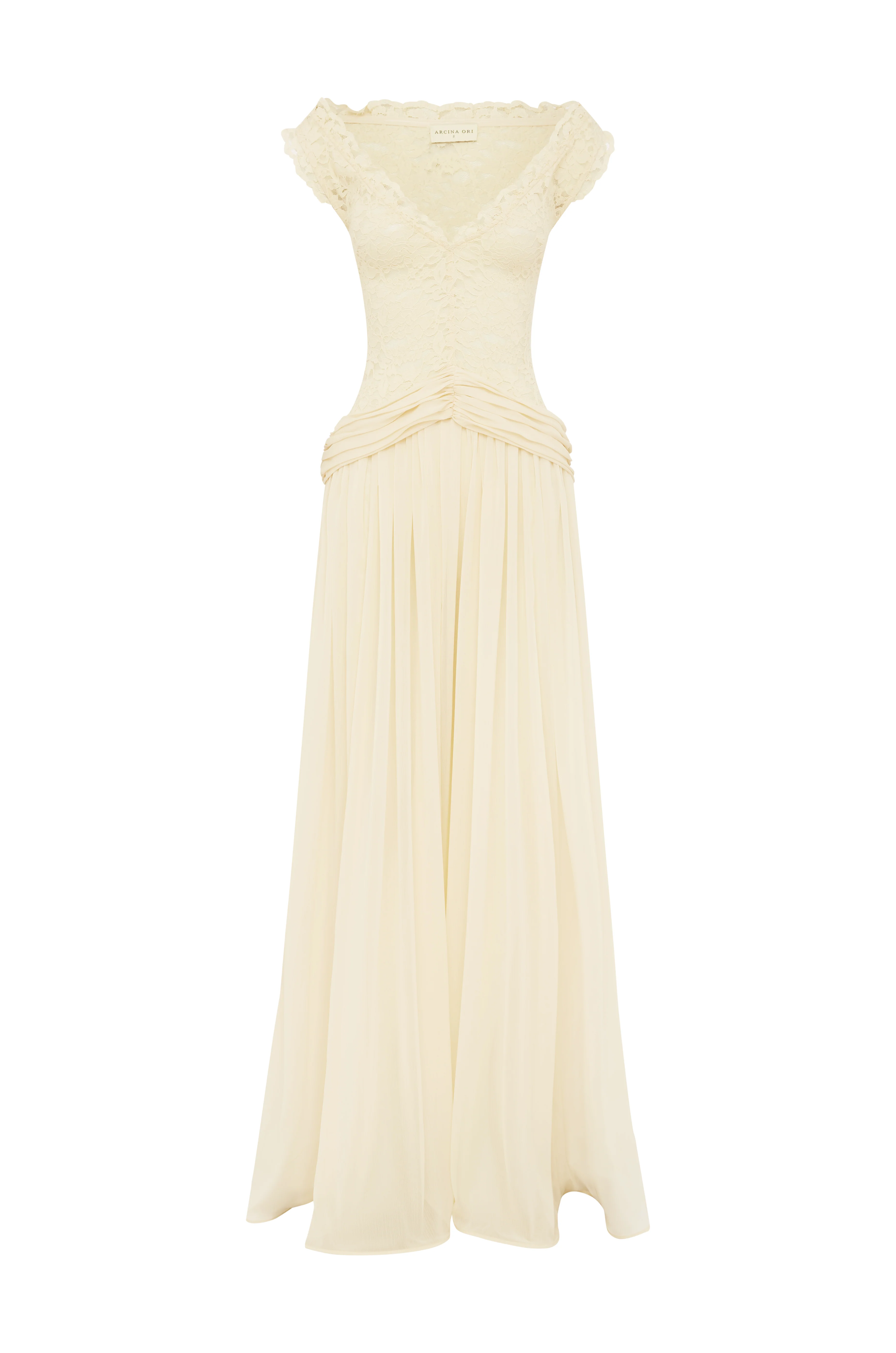 ARABELLA DRESS BEIGE - Image 11