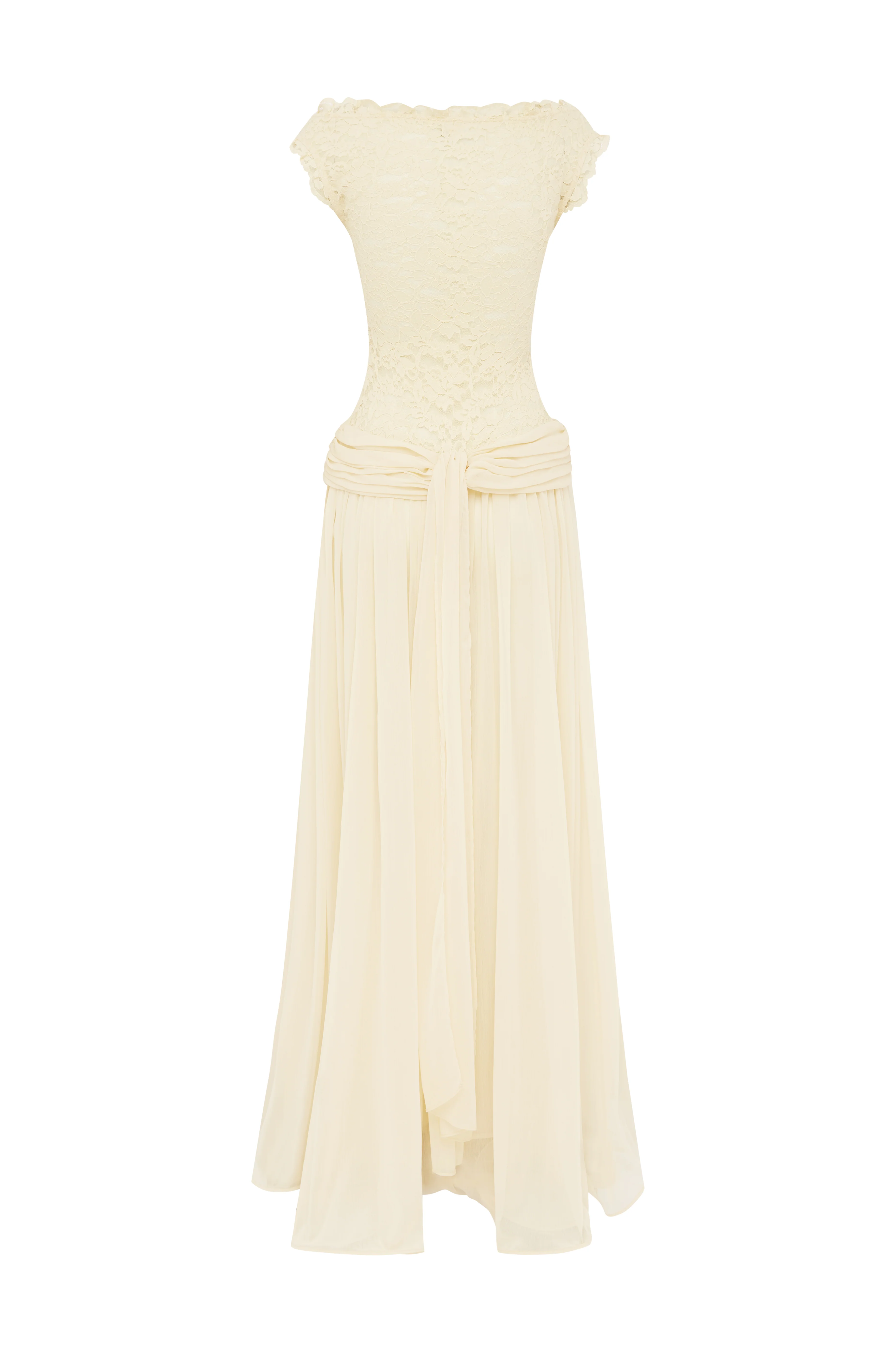 ARABELLA DRESS BEIGE - Image 12