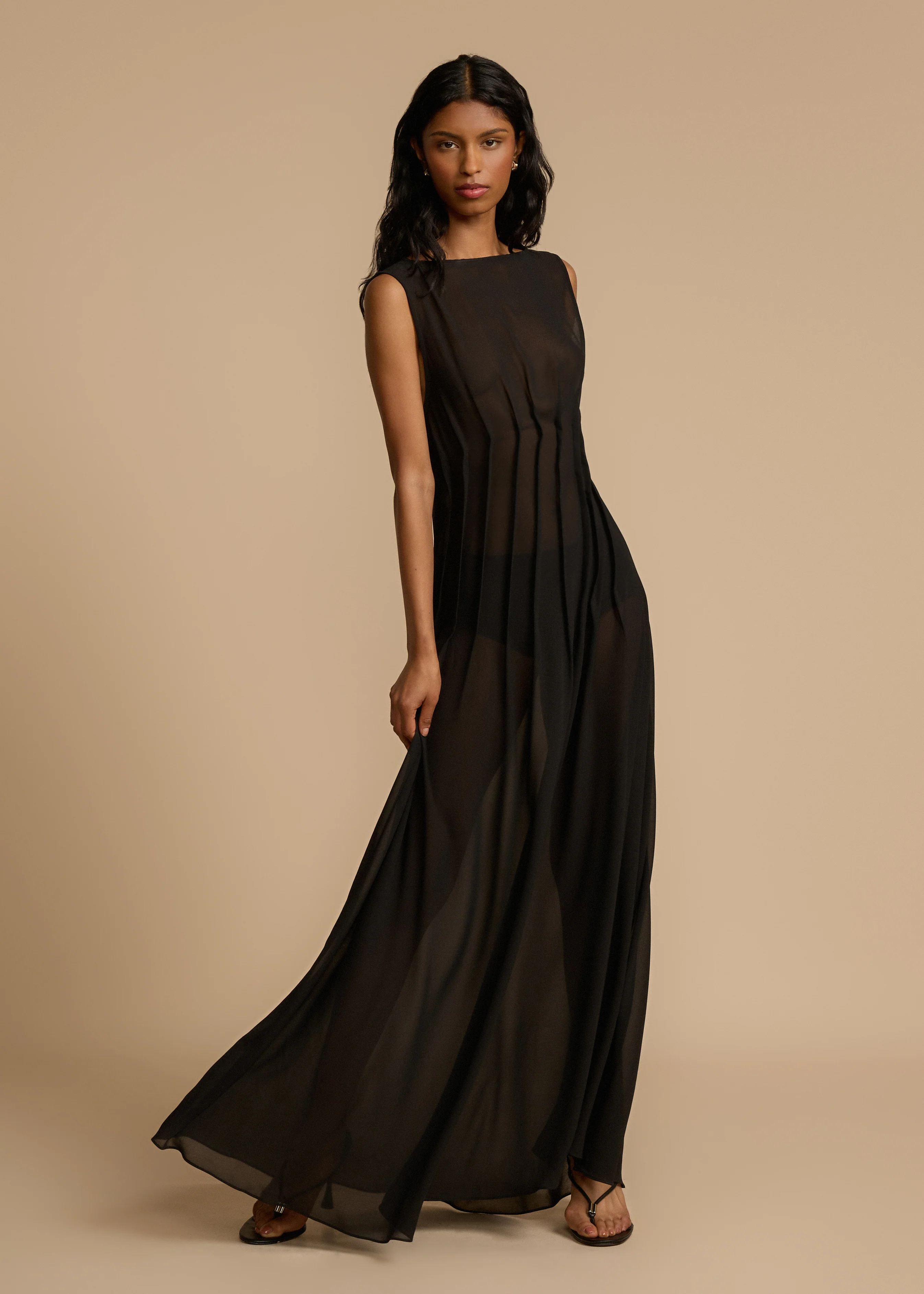 AUDREY DRESS BLACK - Image 3