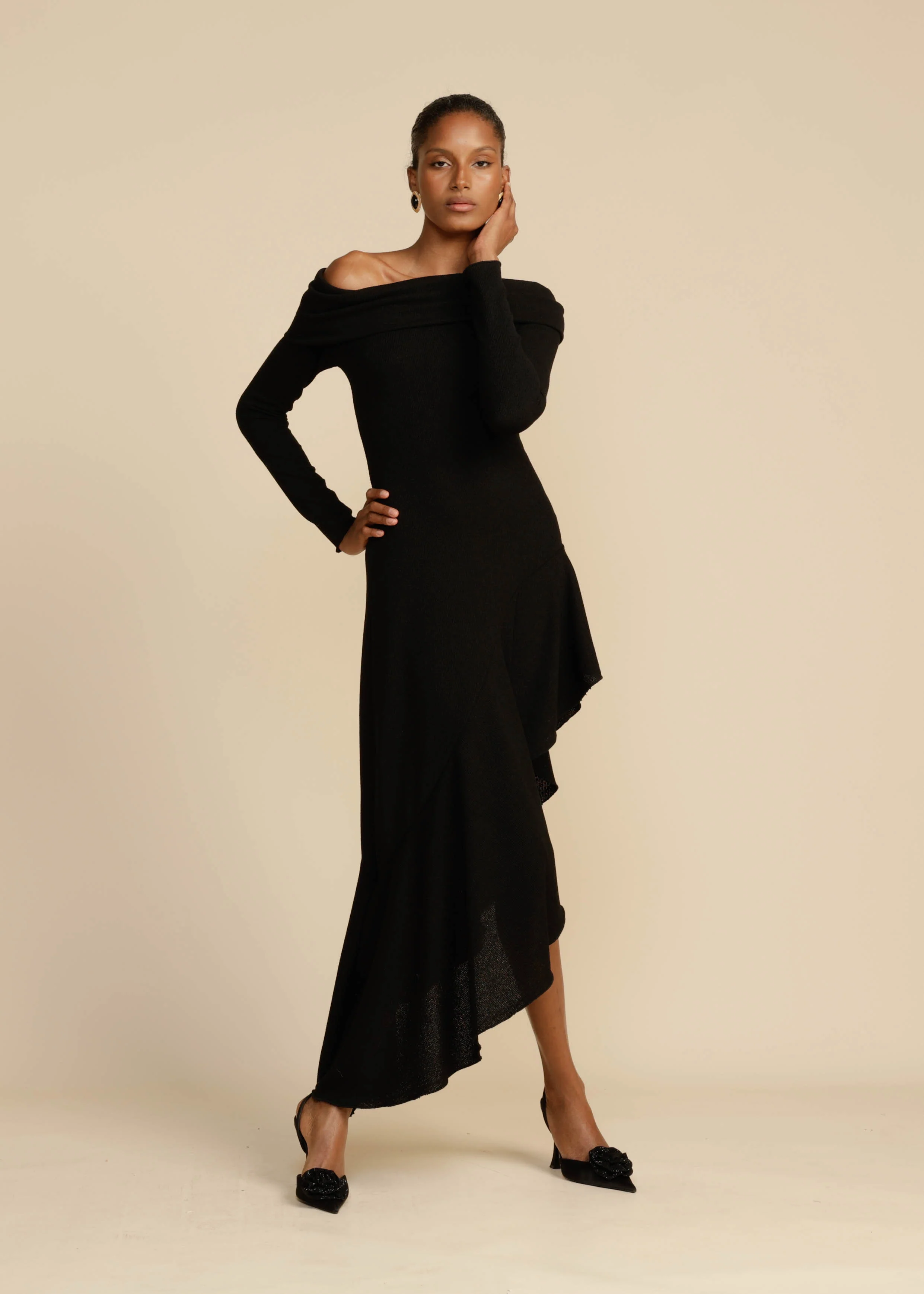 BELLA DRESS BLACK - Image 6