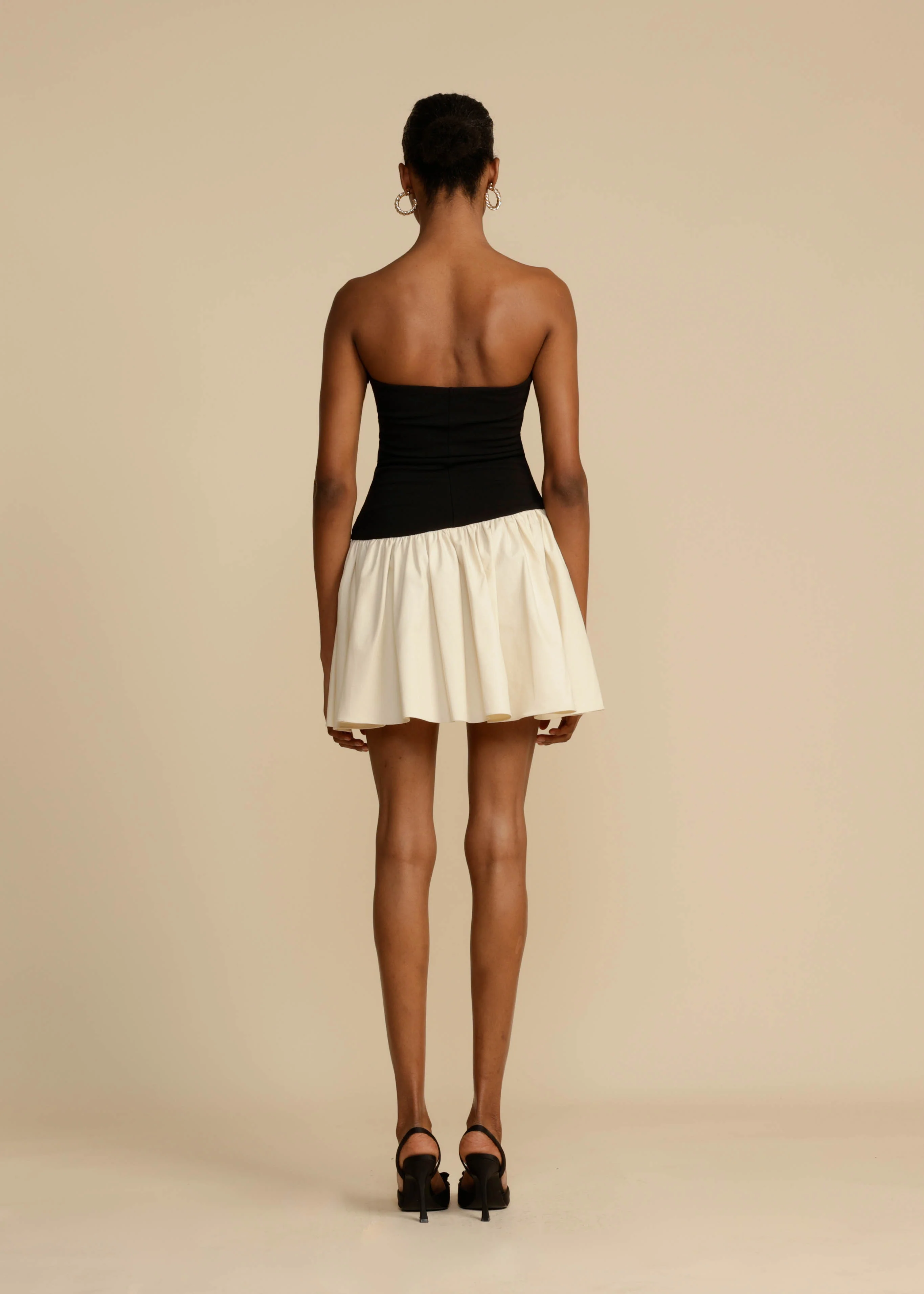 CELINE DRESS BLACK & CREAM - Image 9