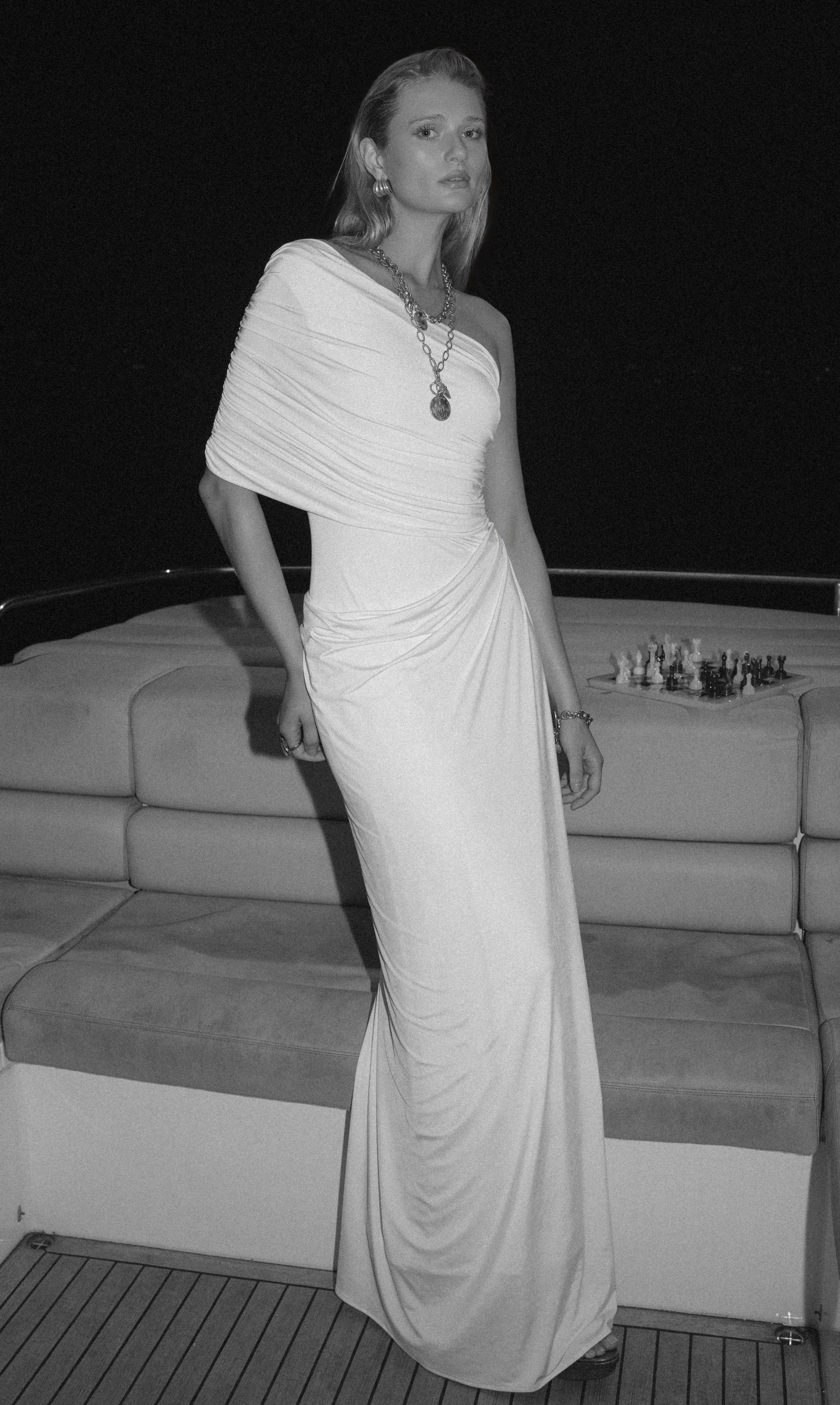 CHANTAL DRESS WHITE - Image 6