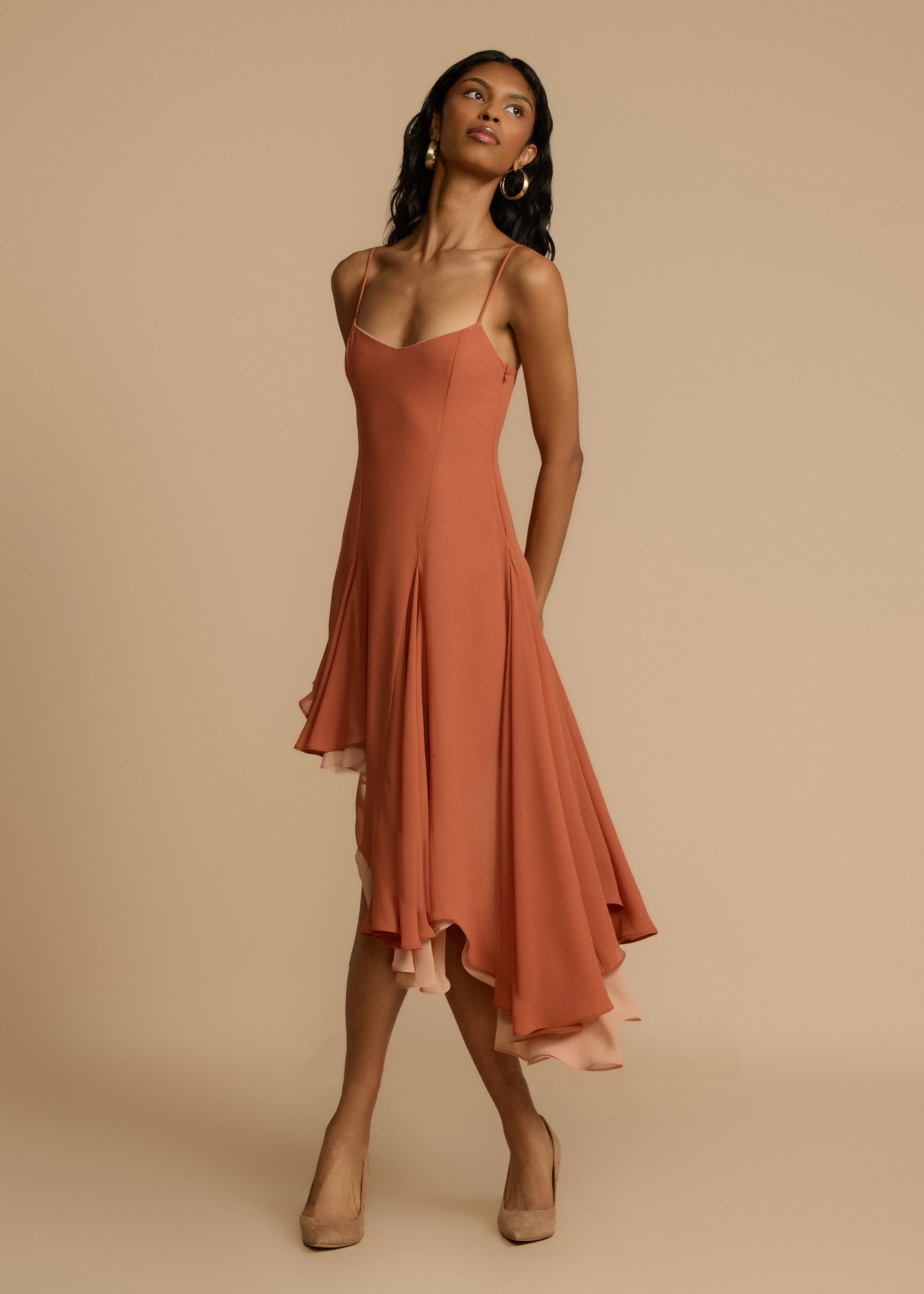 DANA DRESS PEACH - Image 3