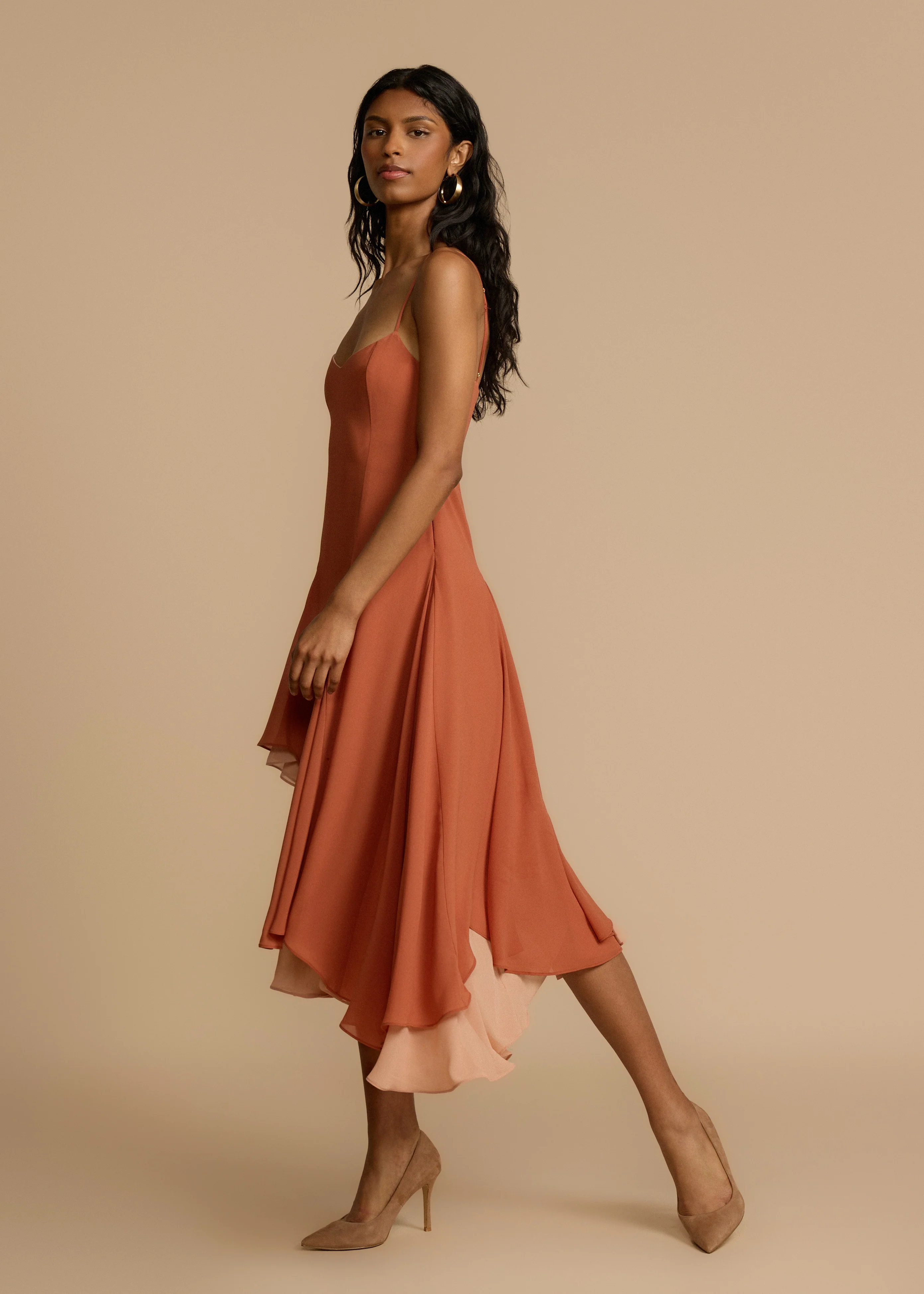 DANA DRESS PEACH - Image 7