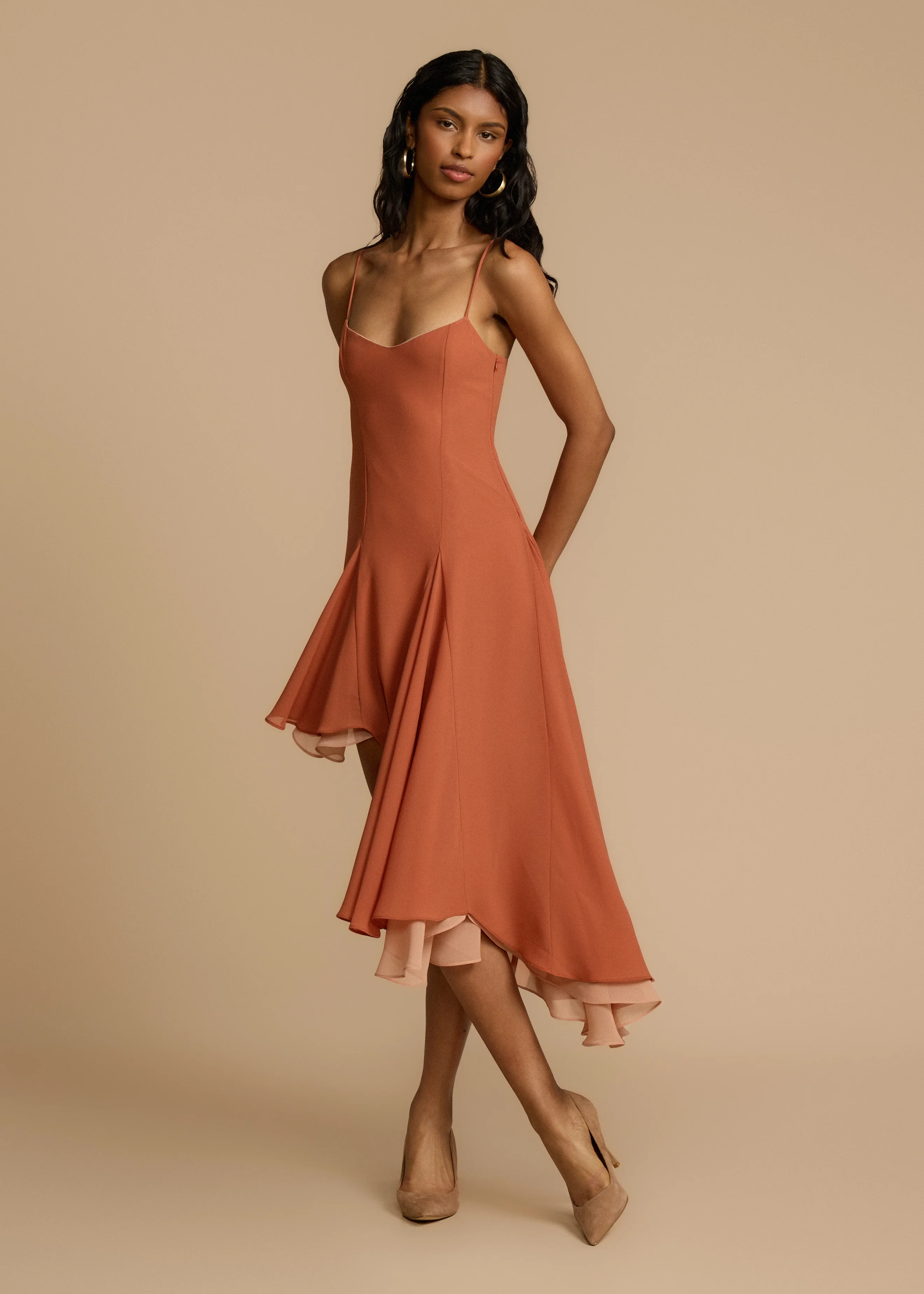 DANA DRESS PEACH - Image 9