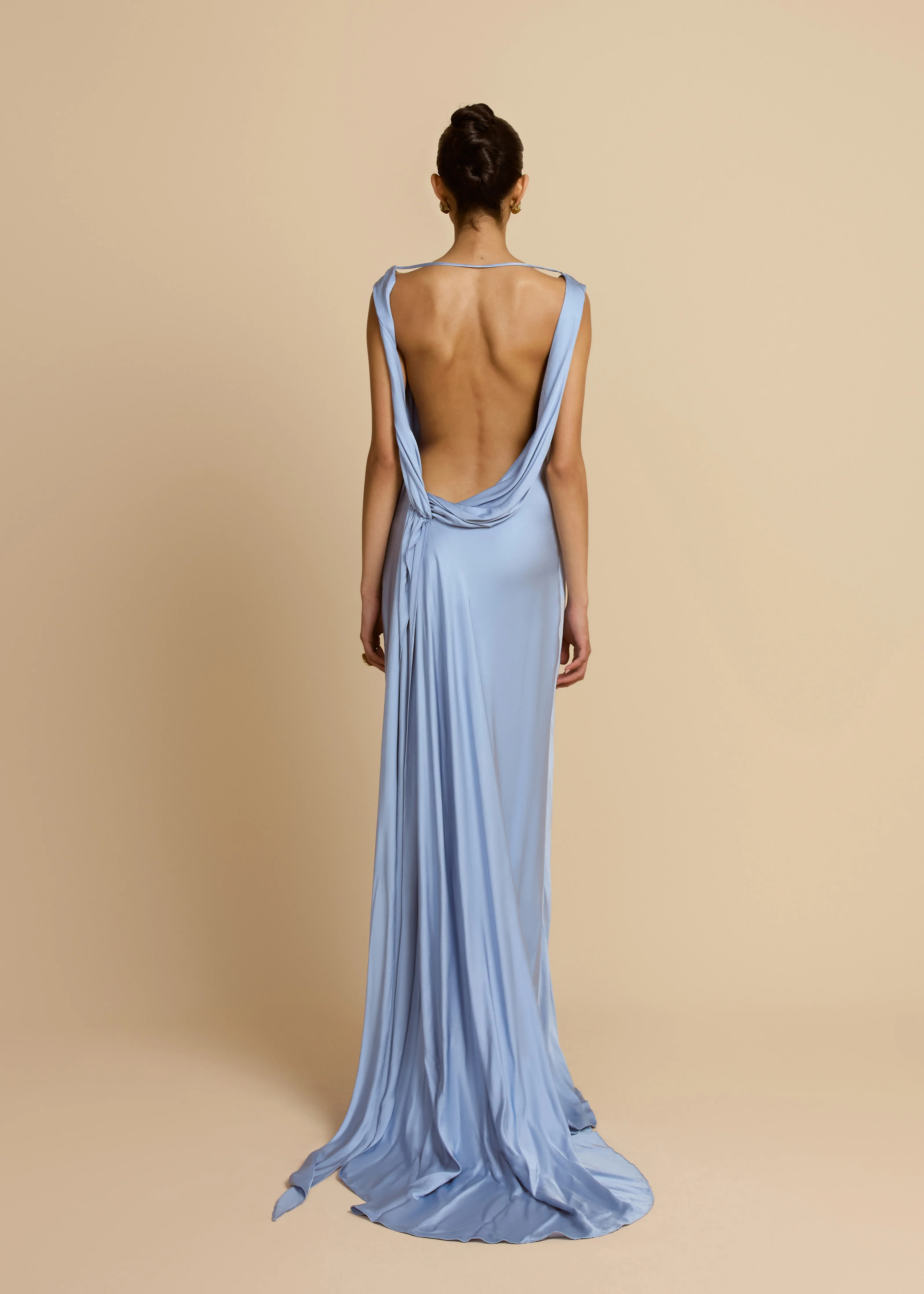 DARCY DRESS SKY BLUE - Image 3