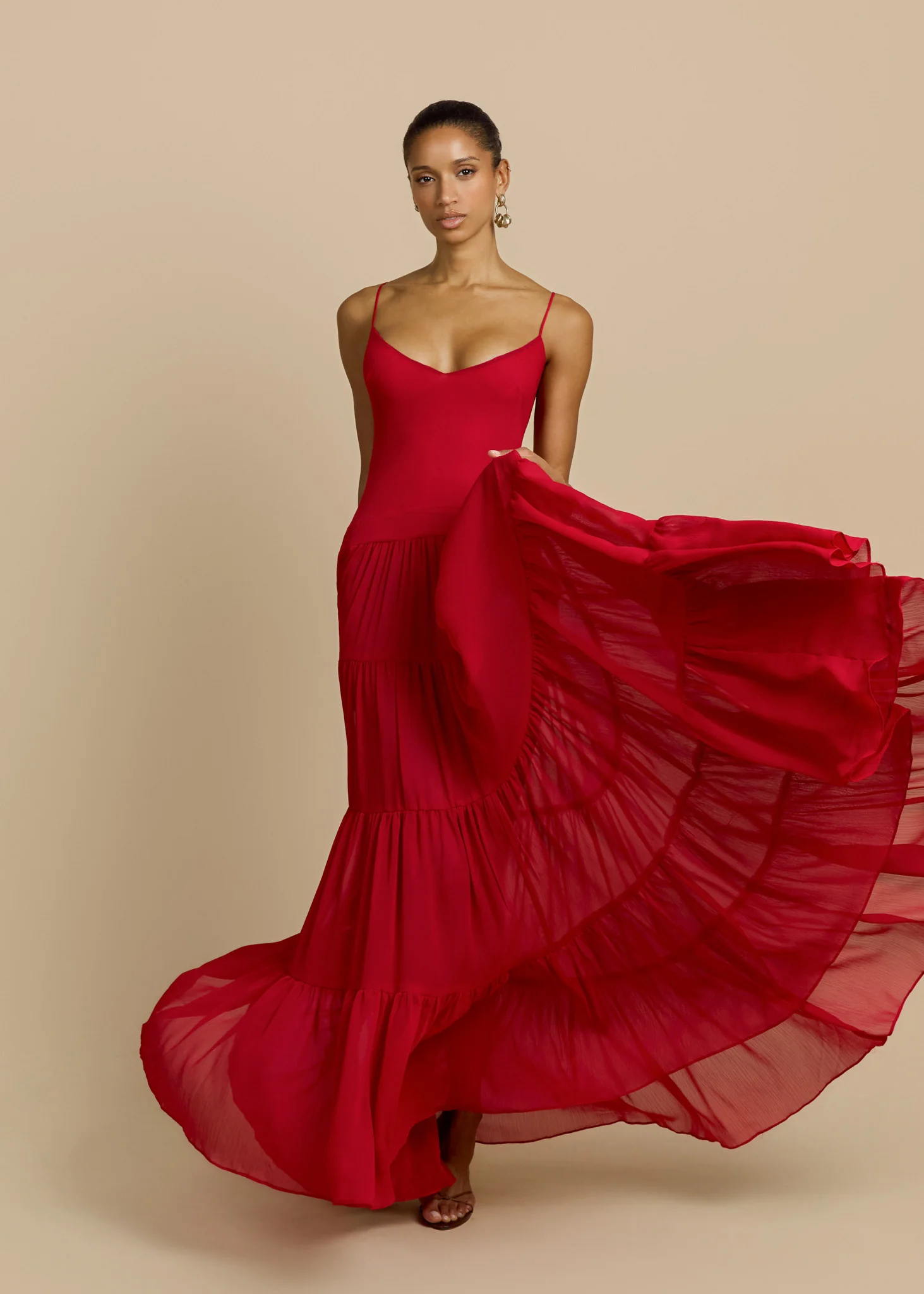 DELPHINA DRESS RED - Image 10