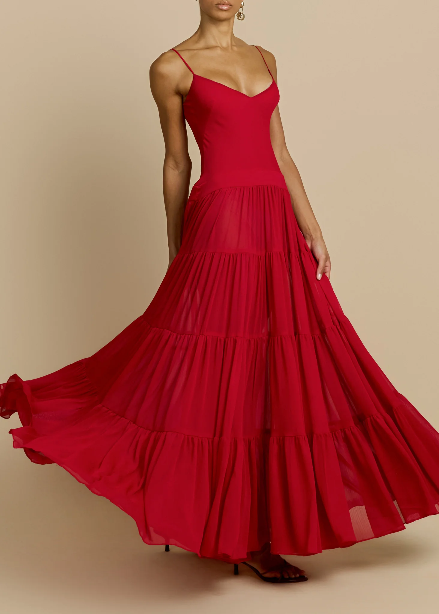 DELPHINA DRESS RED - Image 7