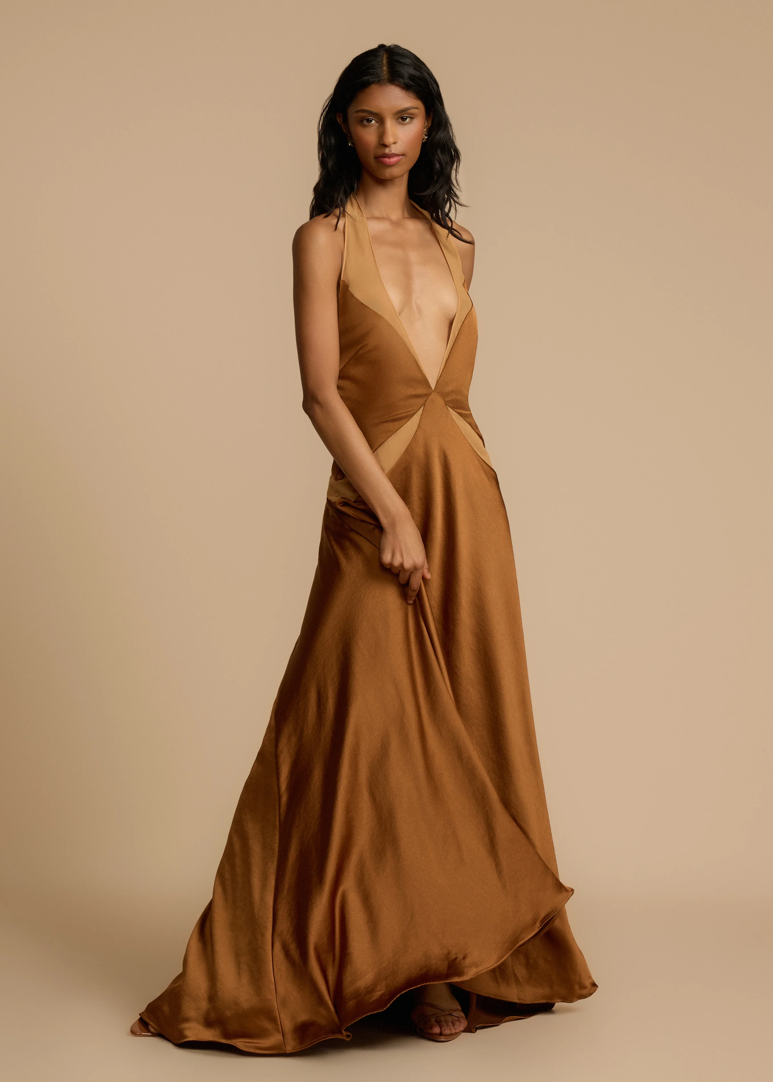 DEVORA DRESS TOFFEE - Image 3