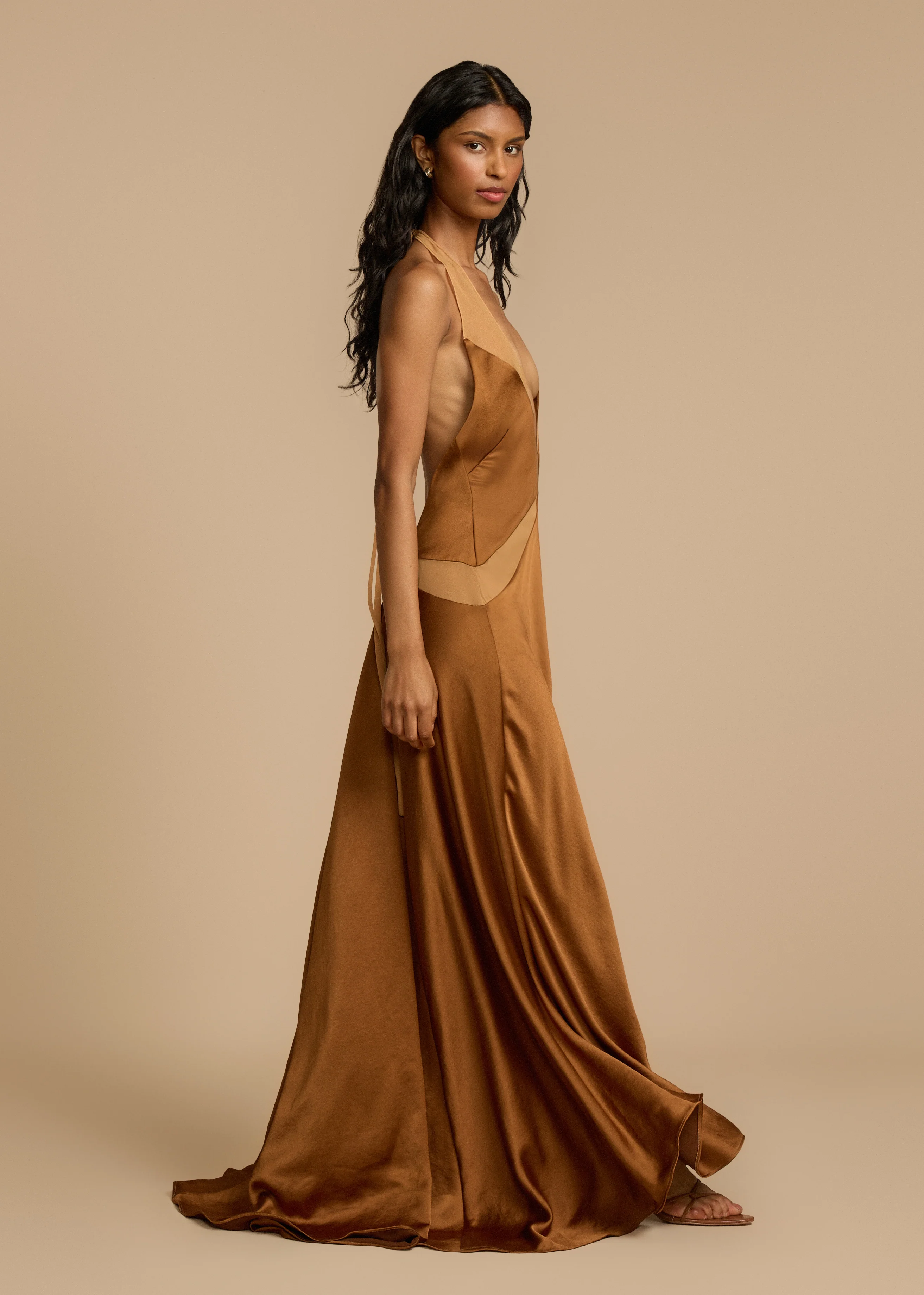 DEVORA DRESS TOFFEE - Image 8