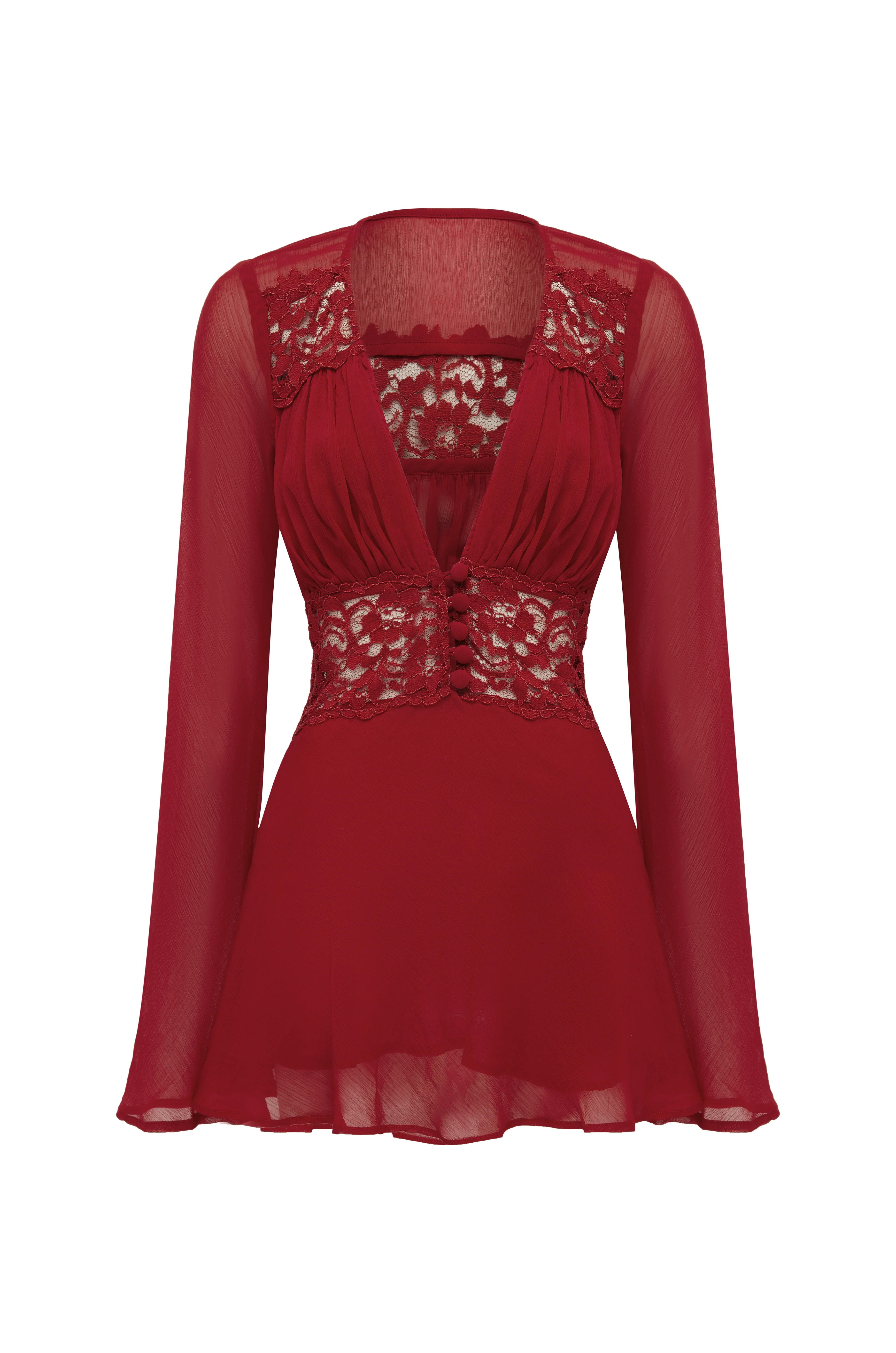 FIONA DRESS RED - Image 13