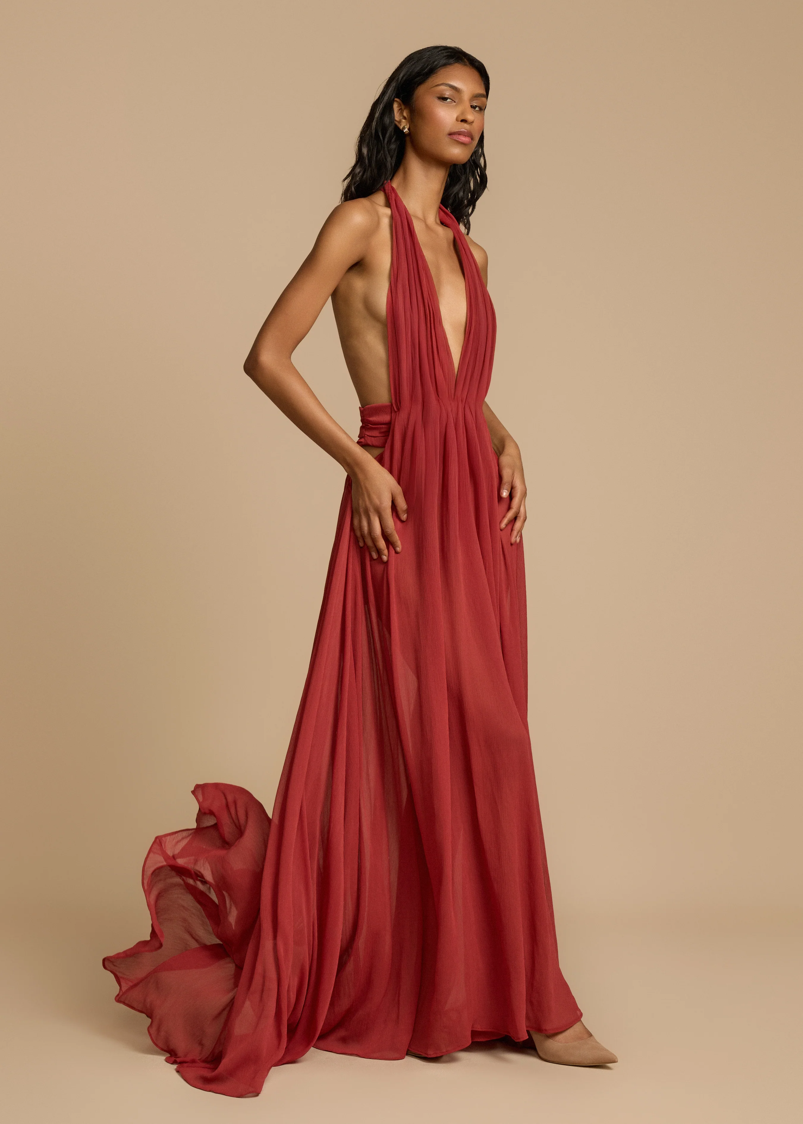 FLORENCE DRESS RED - Image 10