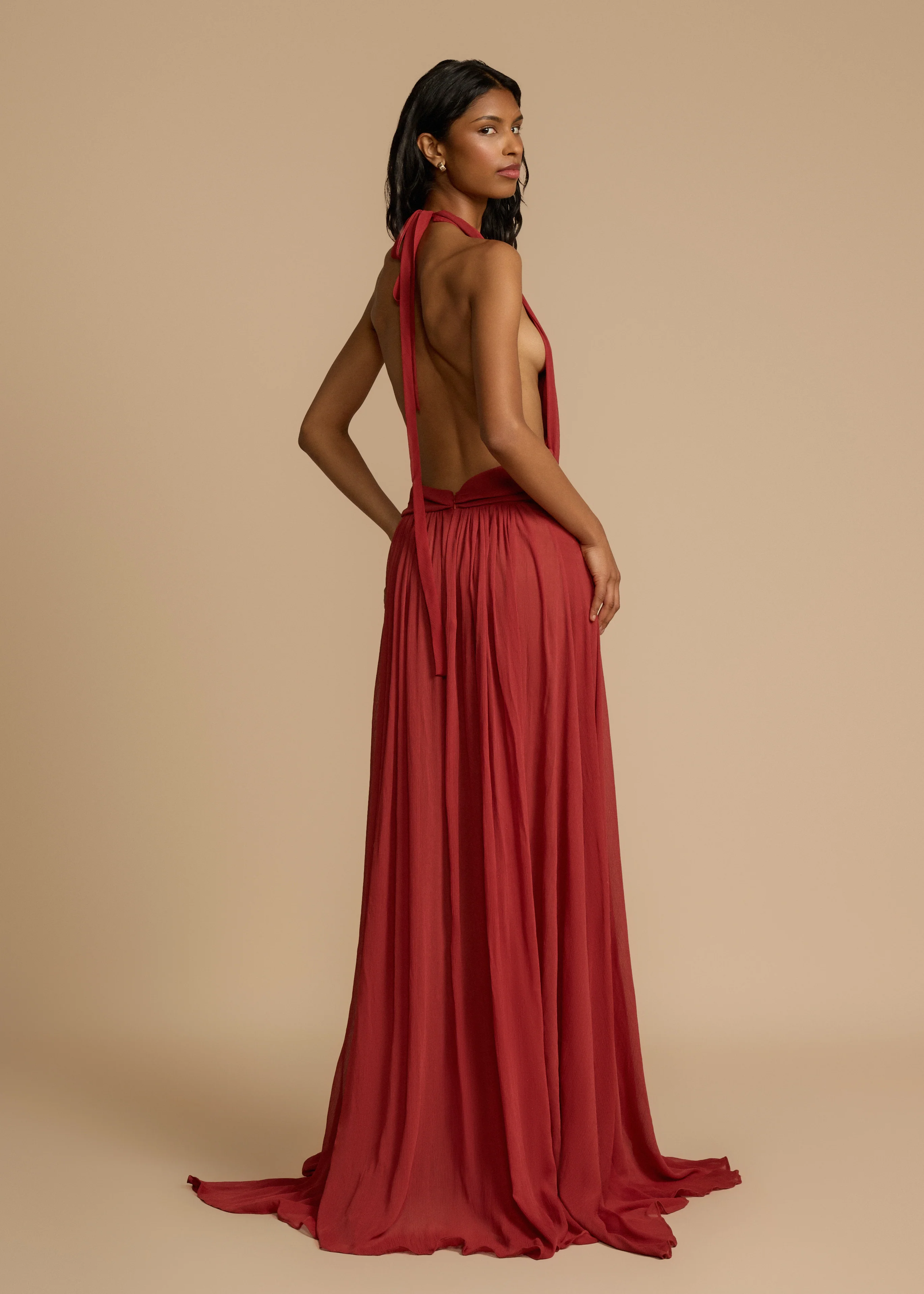FLORENCE DRESS RED - Image 3
