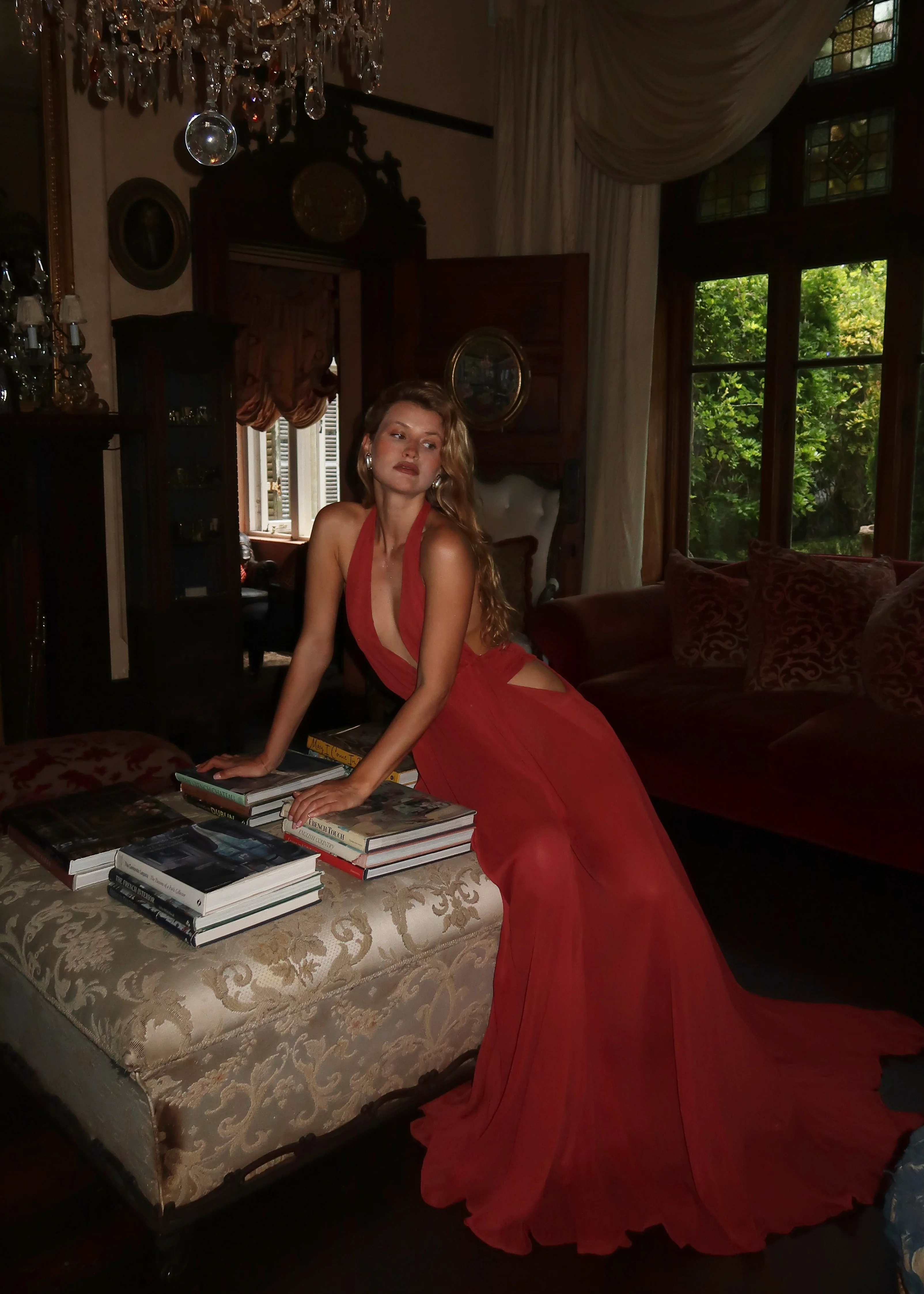 FLORENCE DRESS RED - Image 5