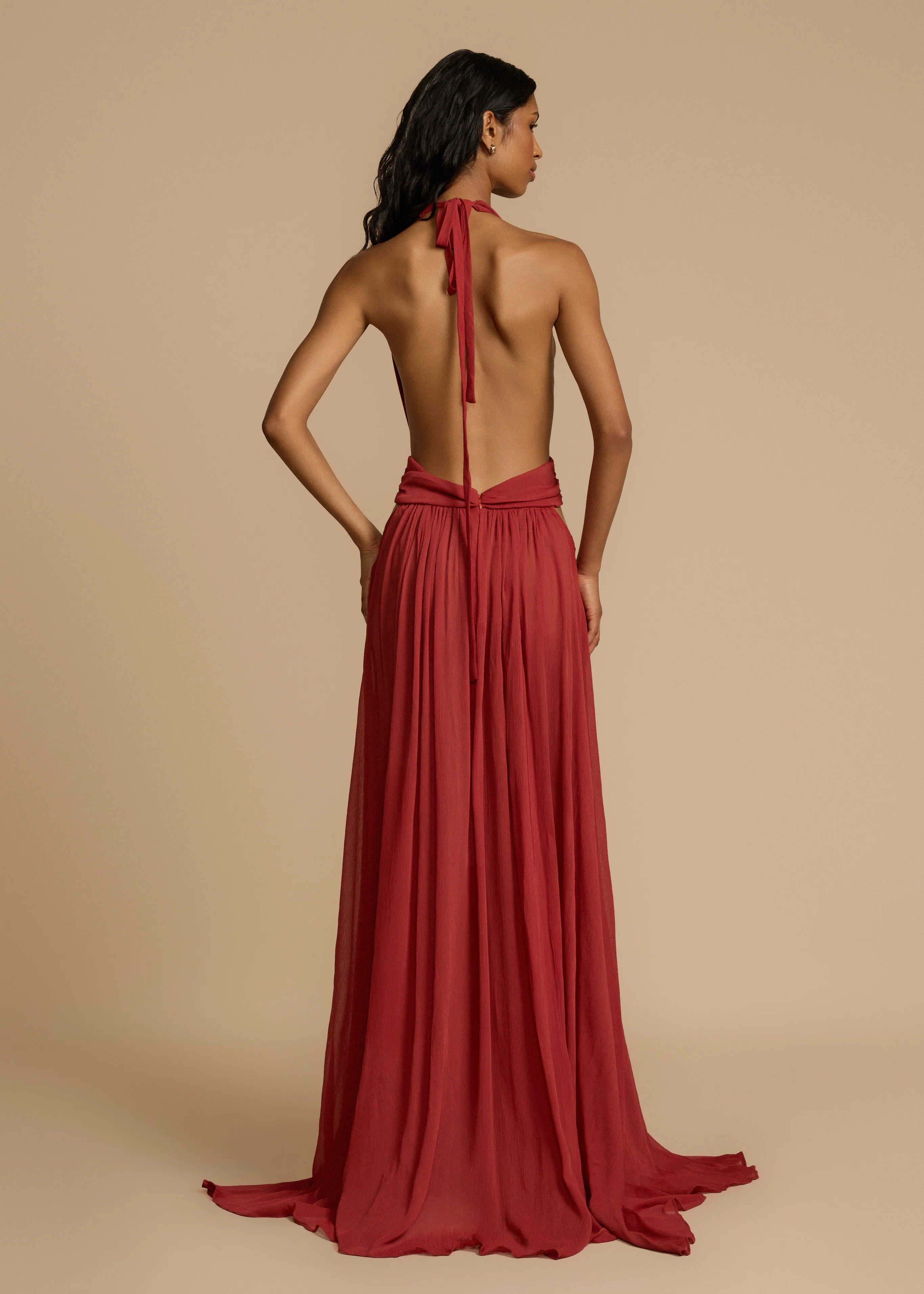 FLORENCE DRESS RED - Image 6