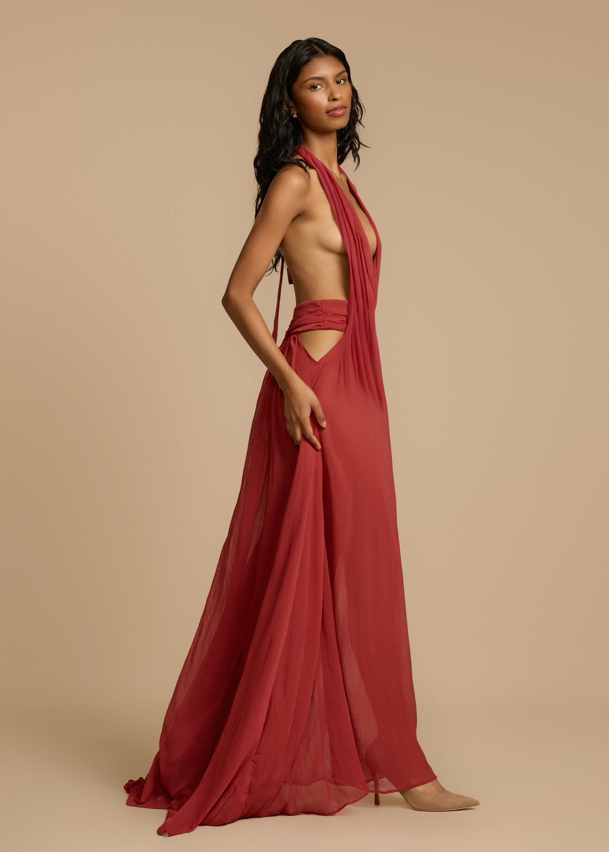 FLORENCE DRESS RED - Image 7