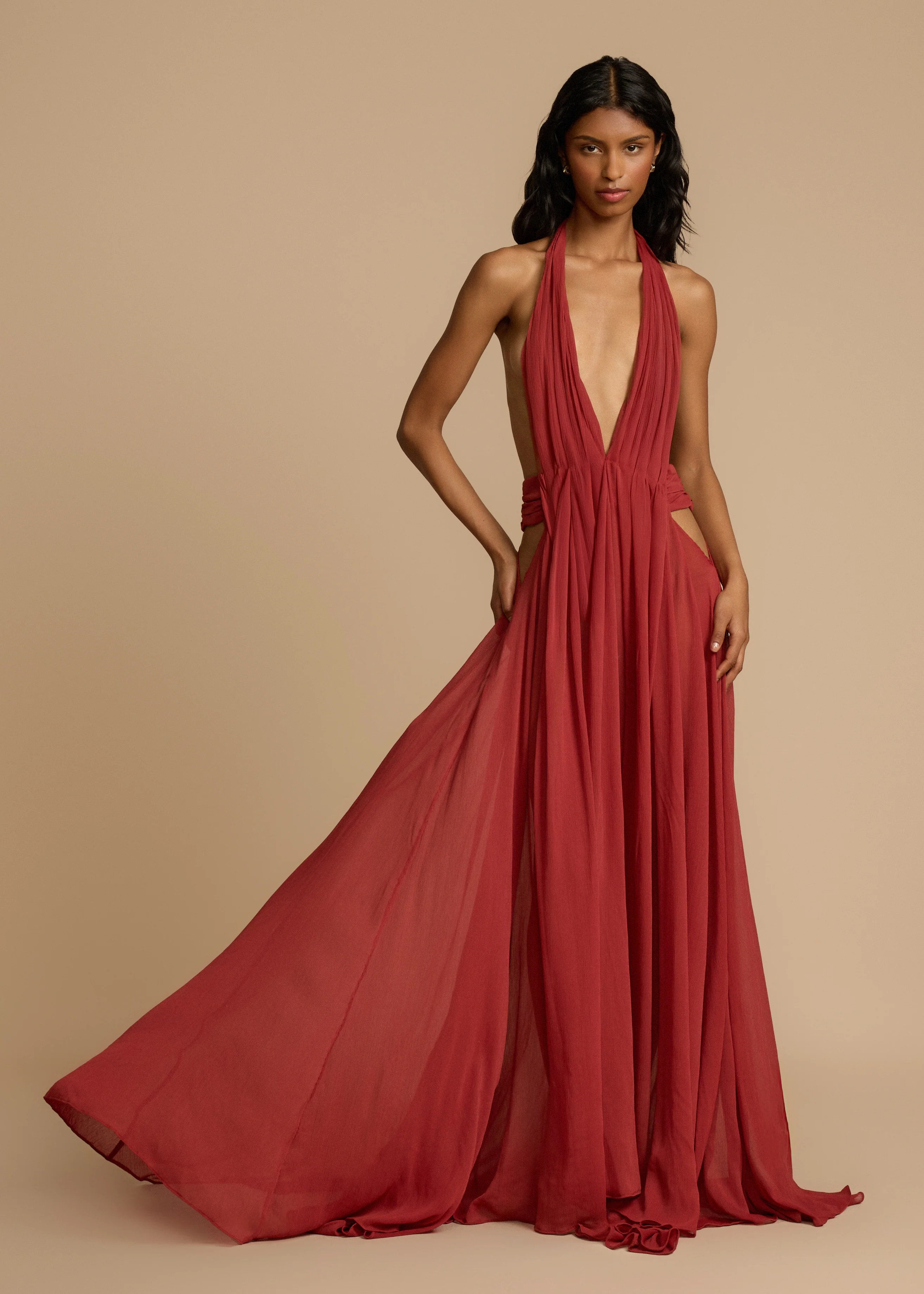 FLORENCE DRESS RED - Image 8