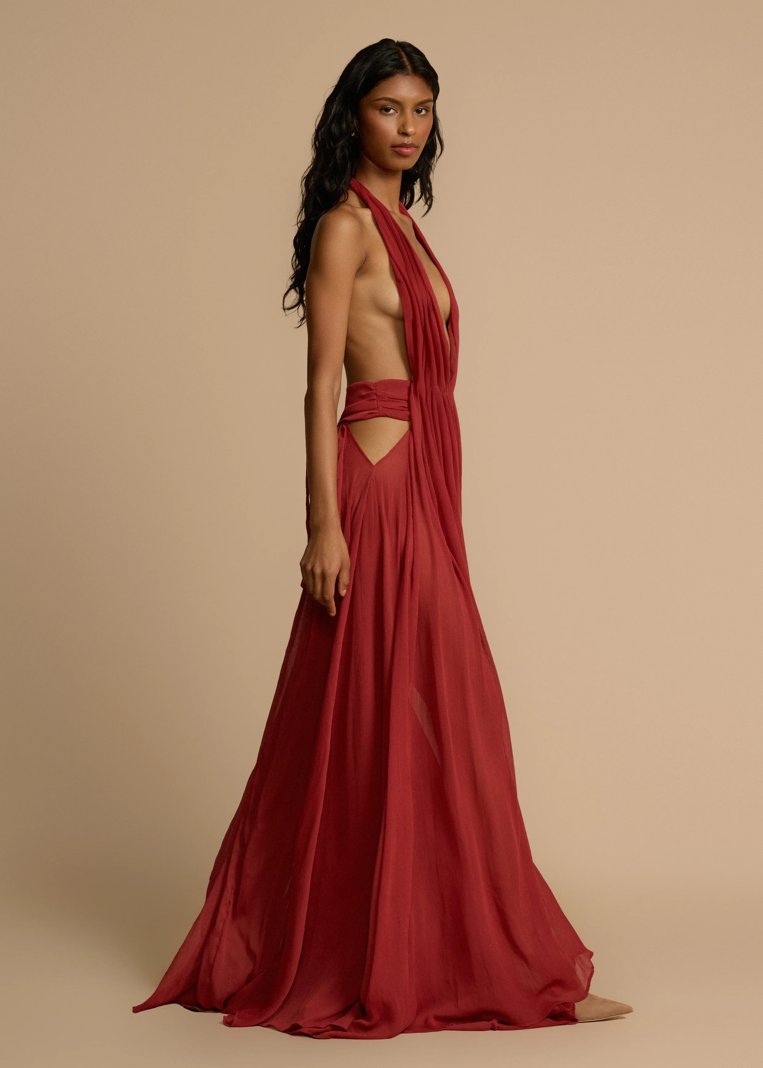 FLORENCE DRESS RED - Image 9