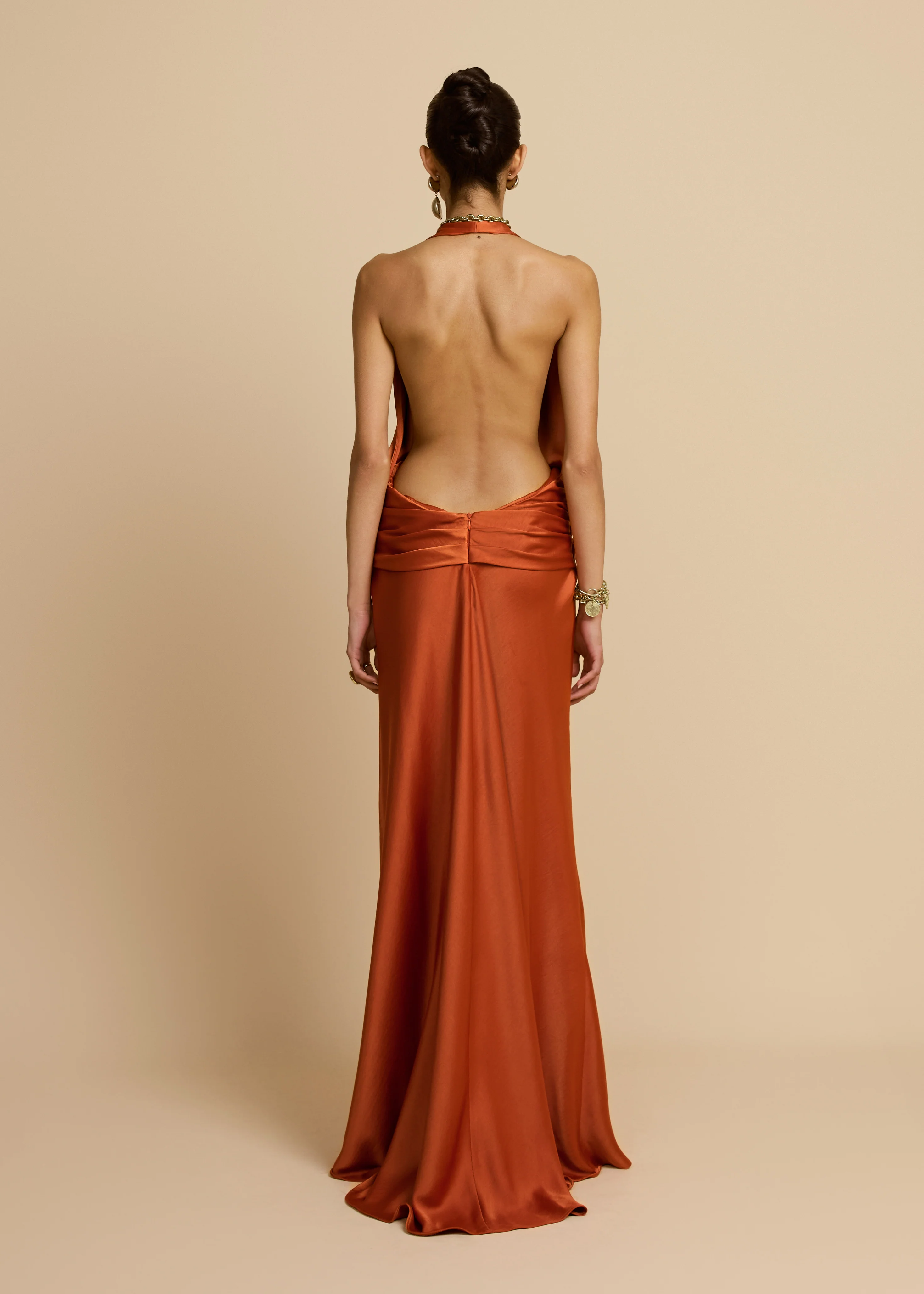FRANCESCA DRESS RUST - Image 2