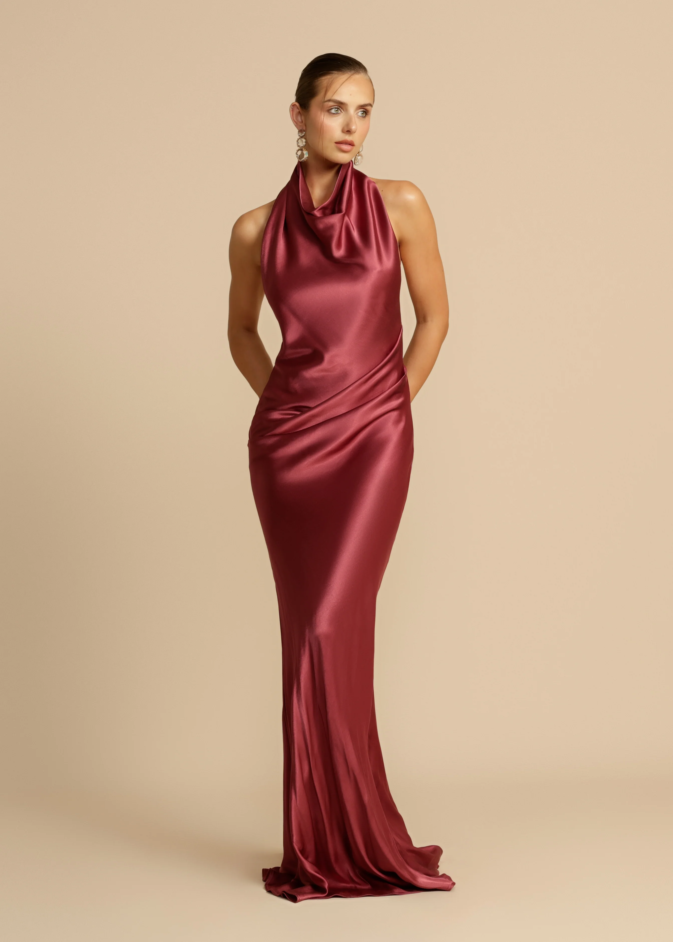 GAIA DRESS PLUM - Image 10