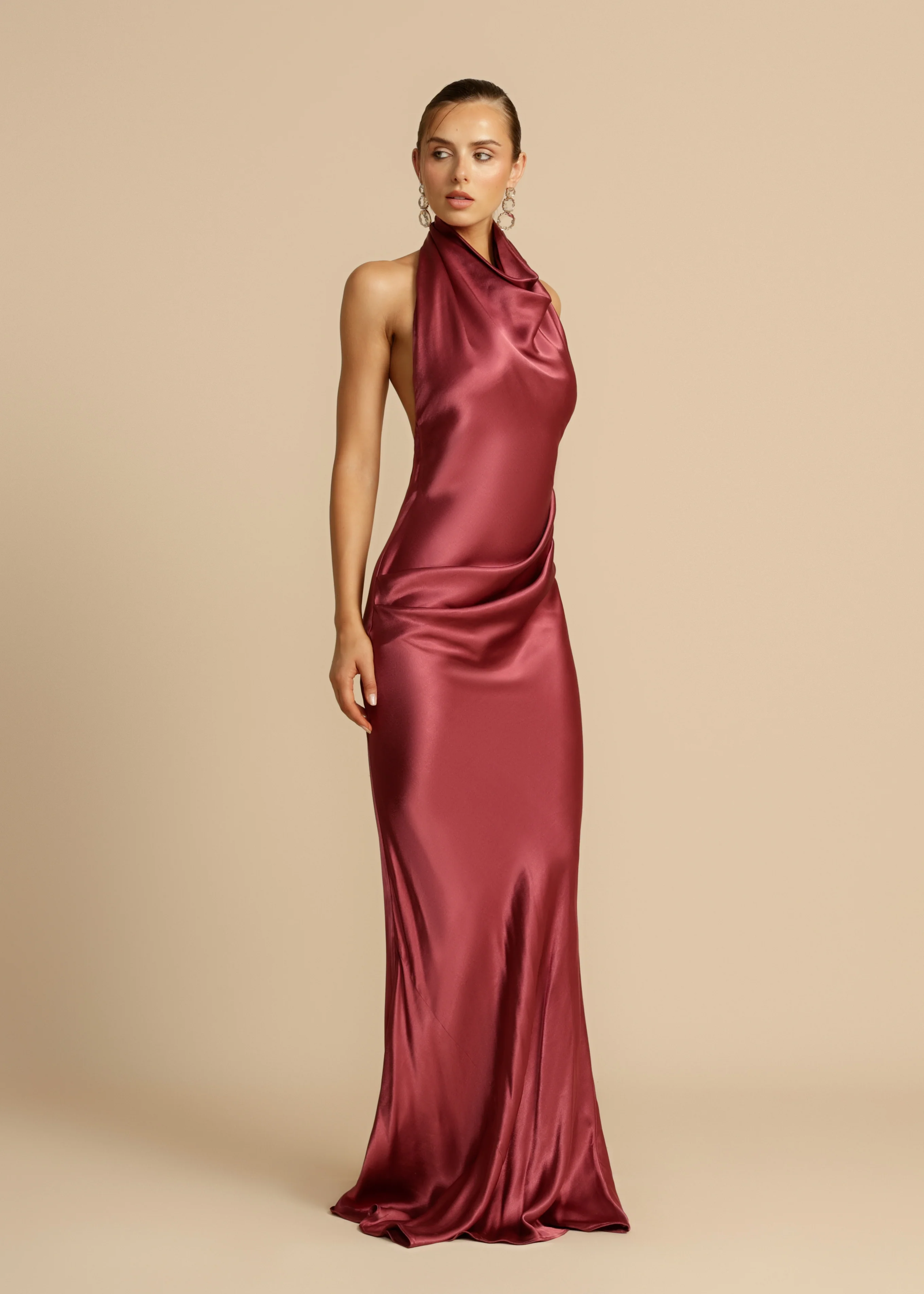 GAIA DRESS PLUM - Image 3