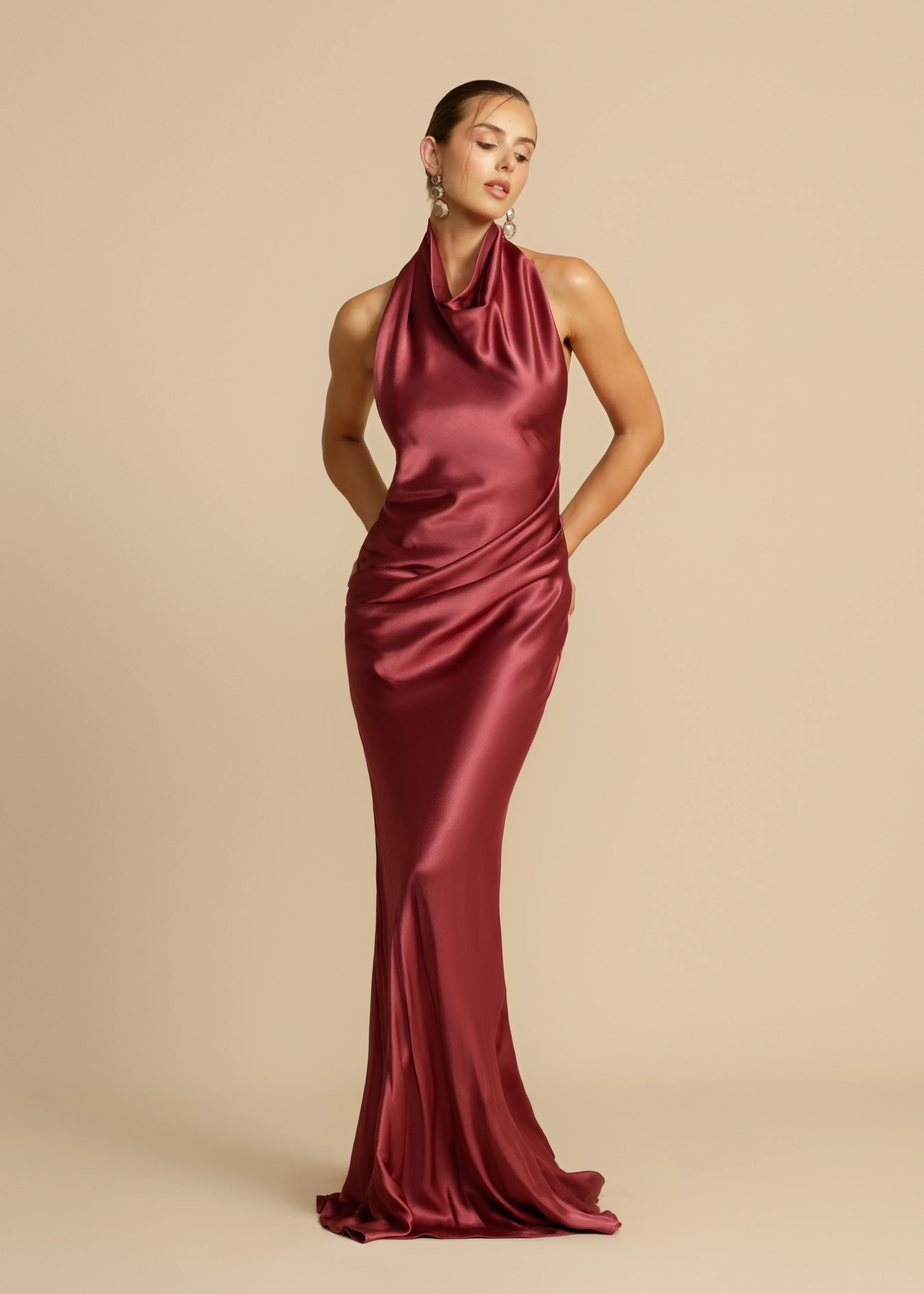 GAIA DRESS PLUM - Image 5