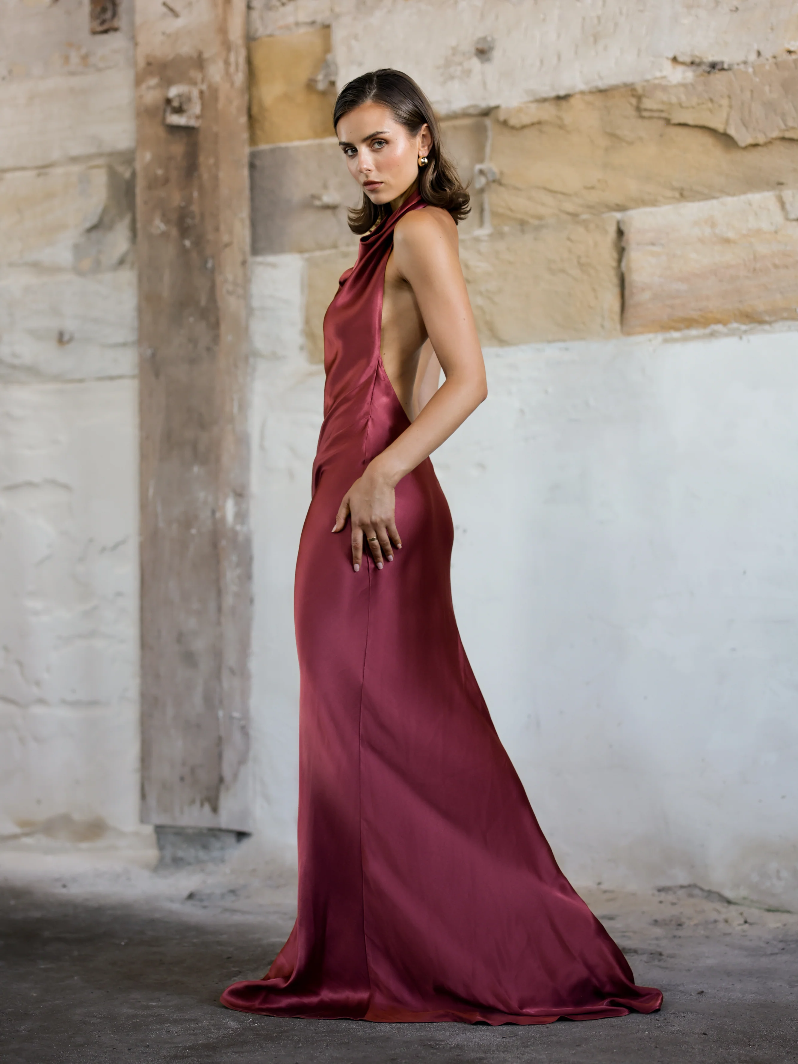 GAIA DRESS PLUM - Image 6