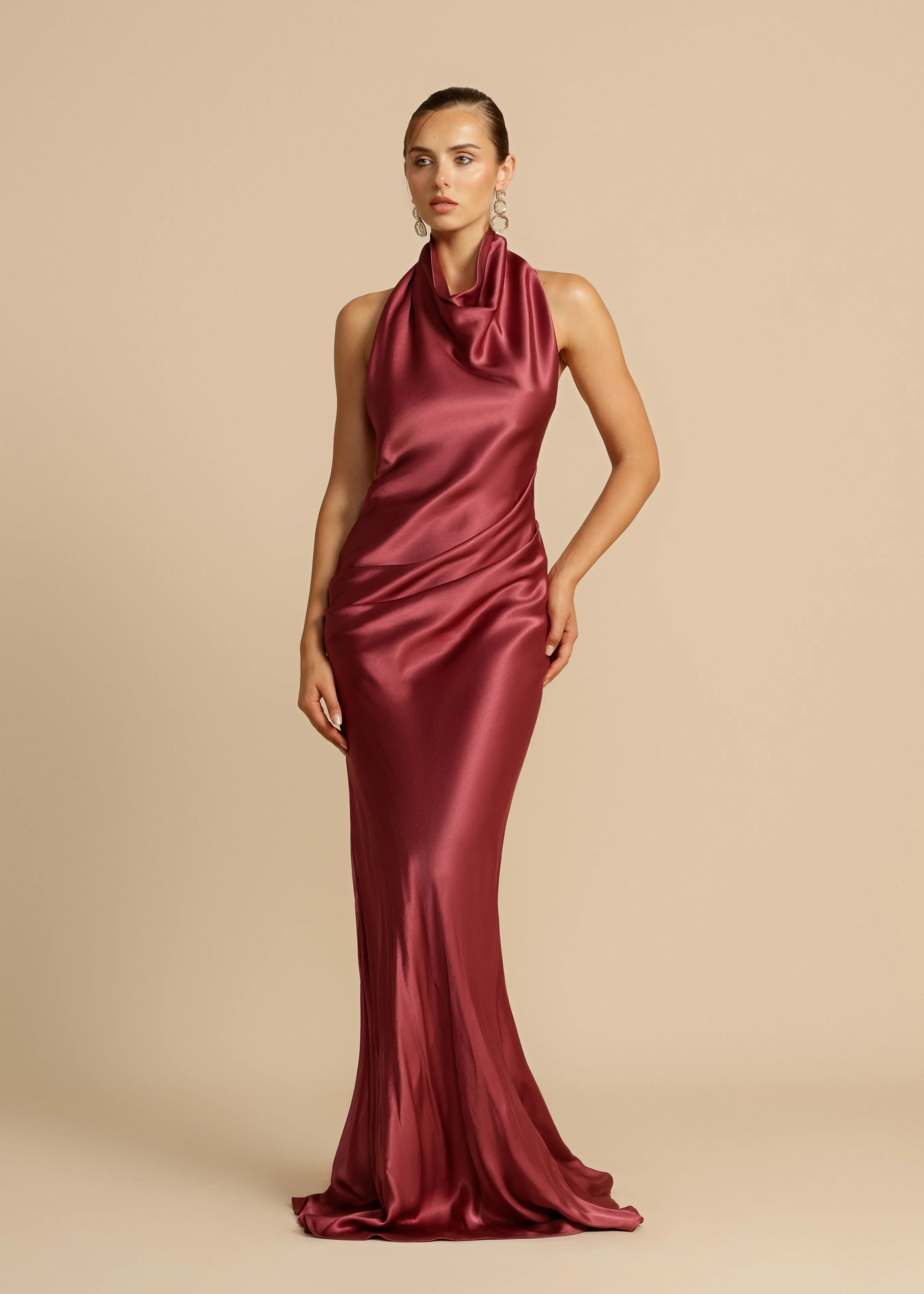 GAIA DRESS PLUM - Image 8