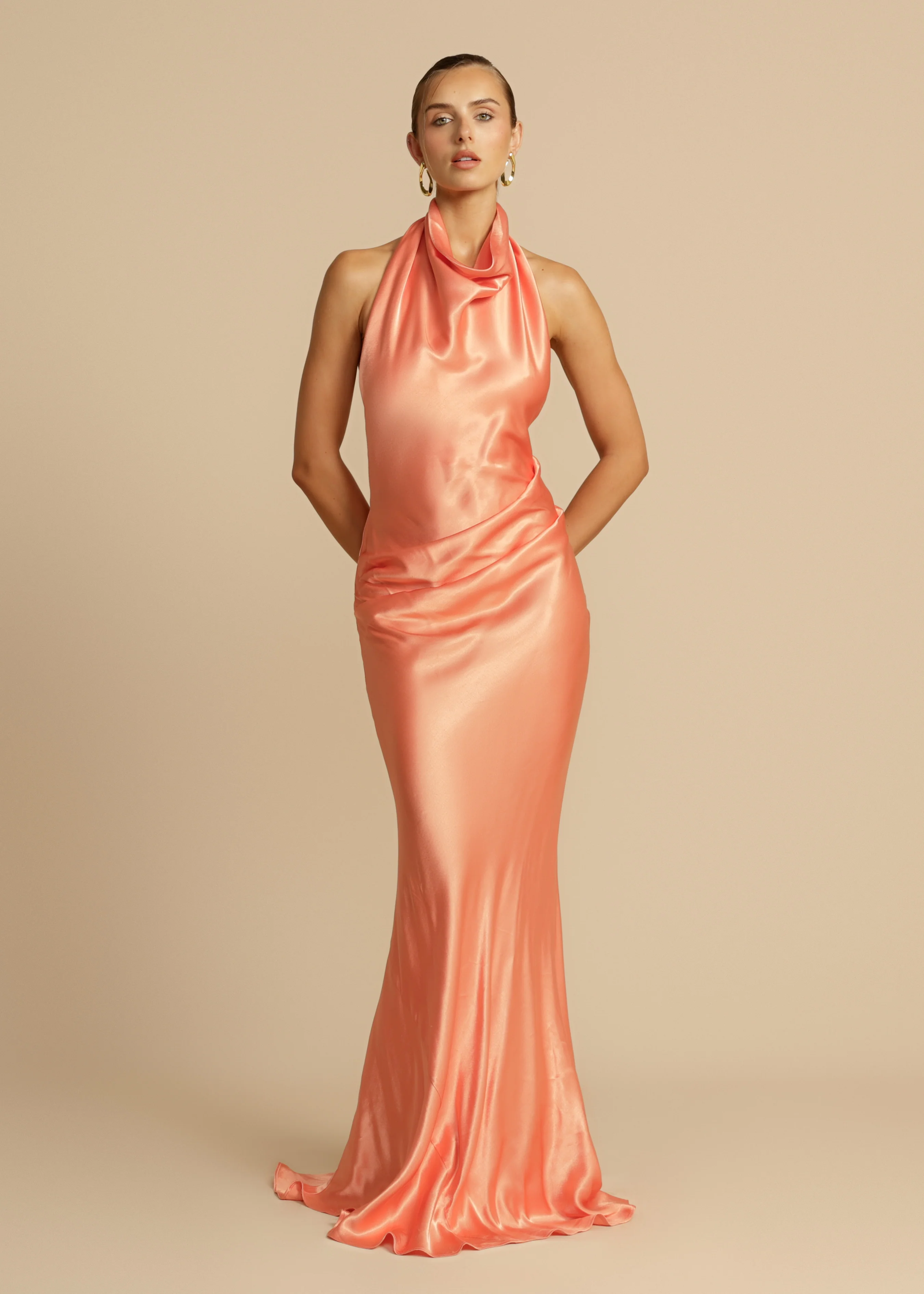 GAIA DRESS PAPAYA - Image 3