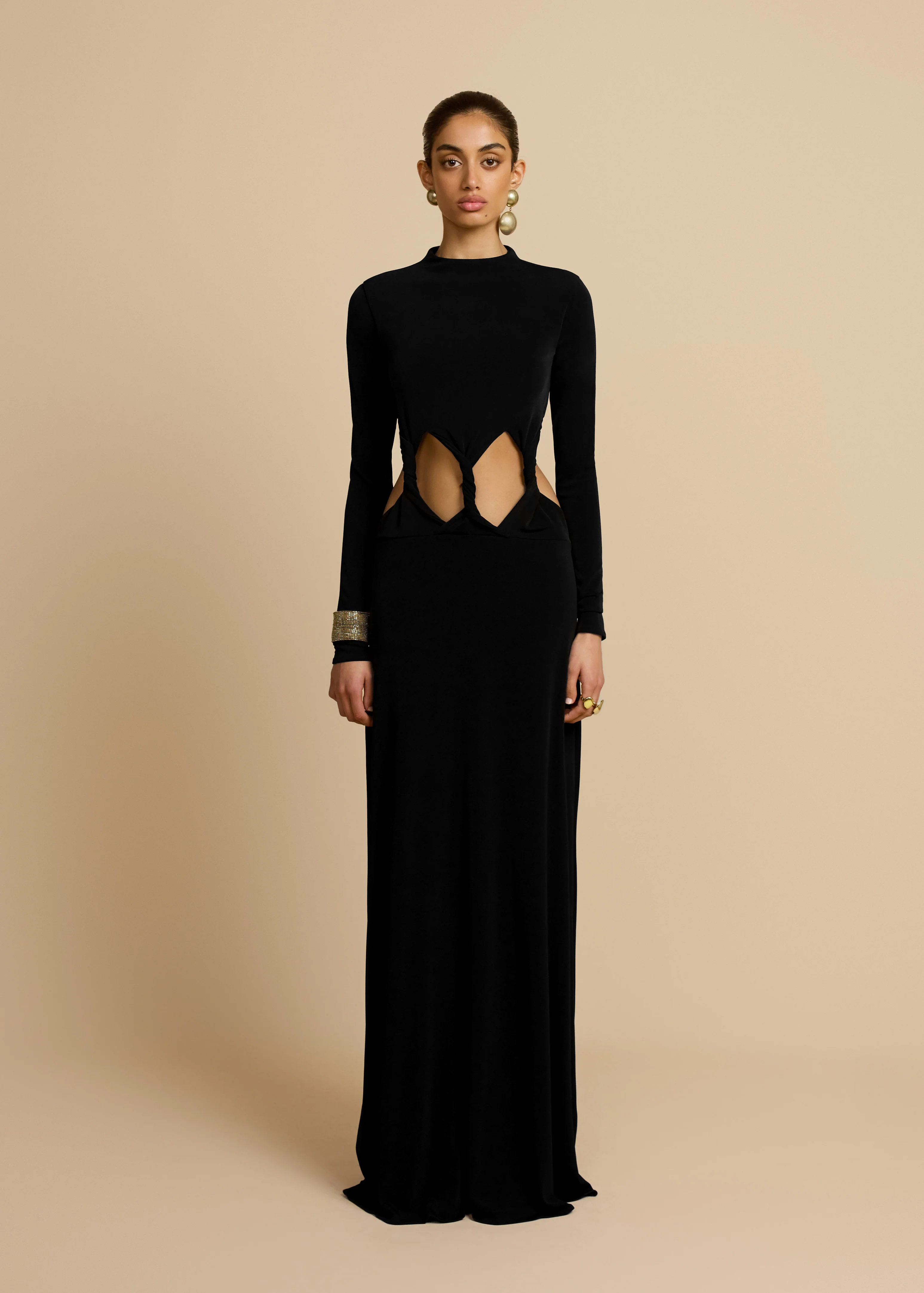 GISELLA DRESS BLACK - Image 3
