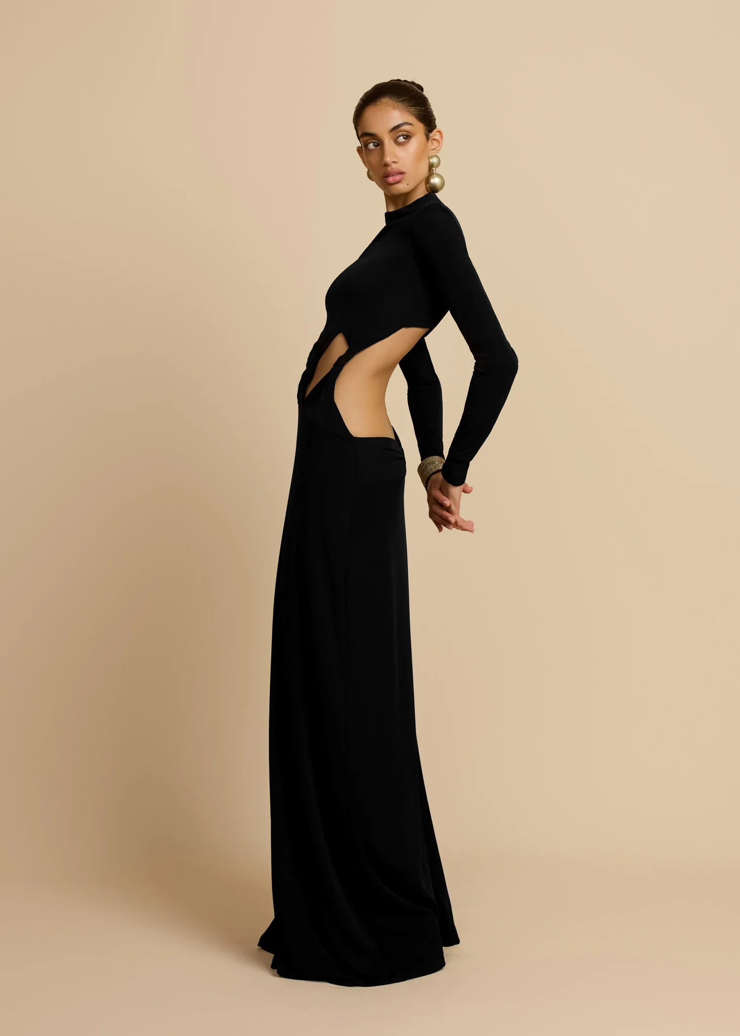 GISELLA DRESS BLACK - Image 4
