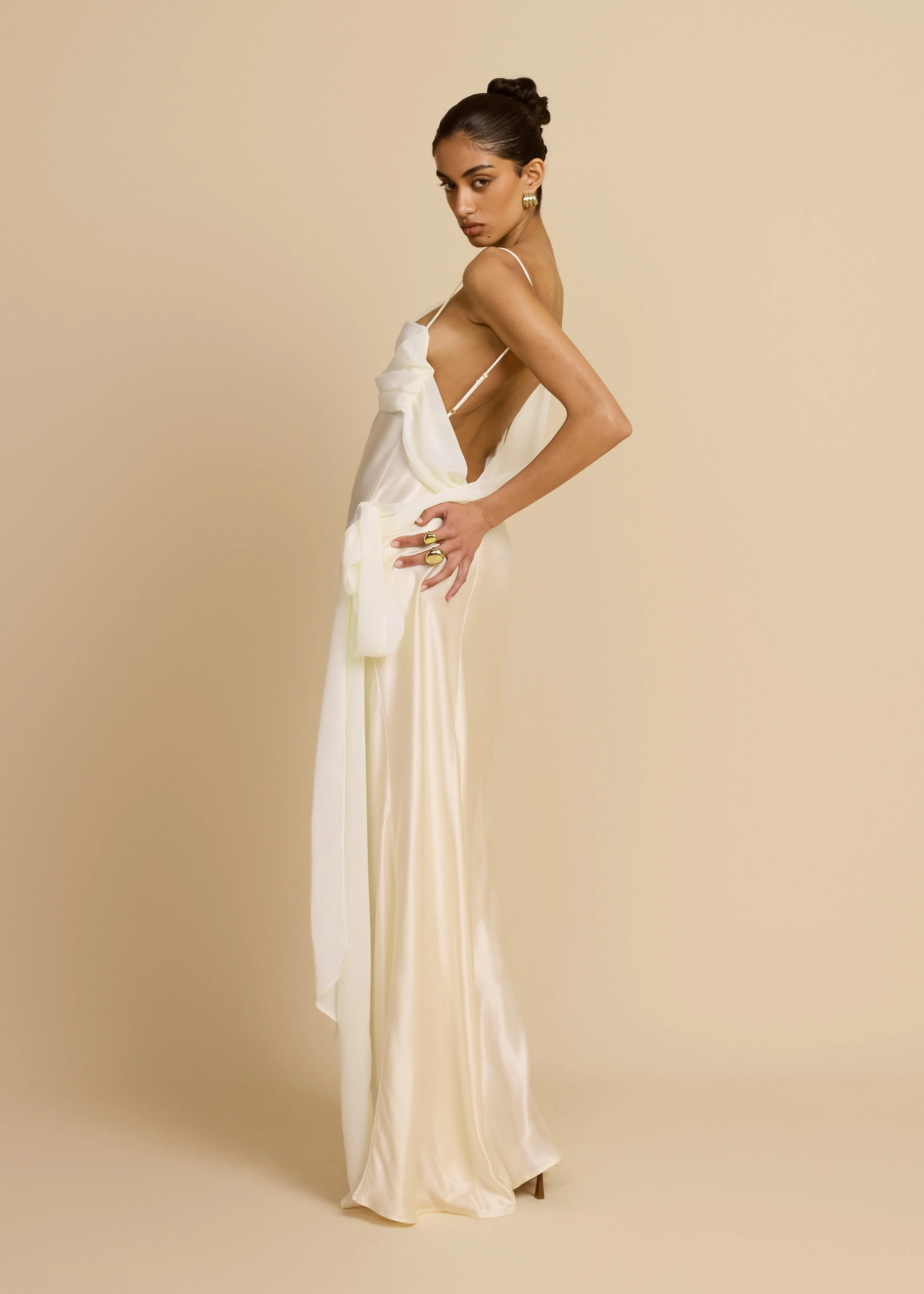 HELENA DRESS IVORY - Image 9