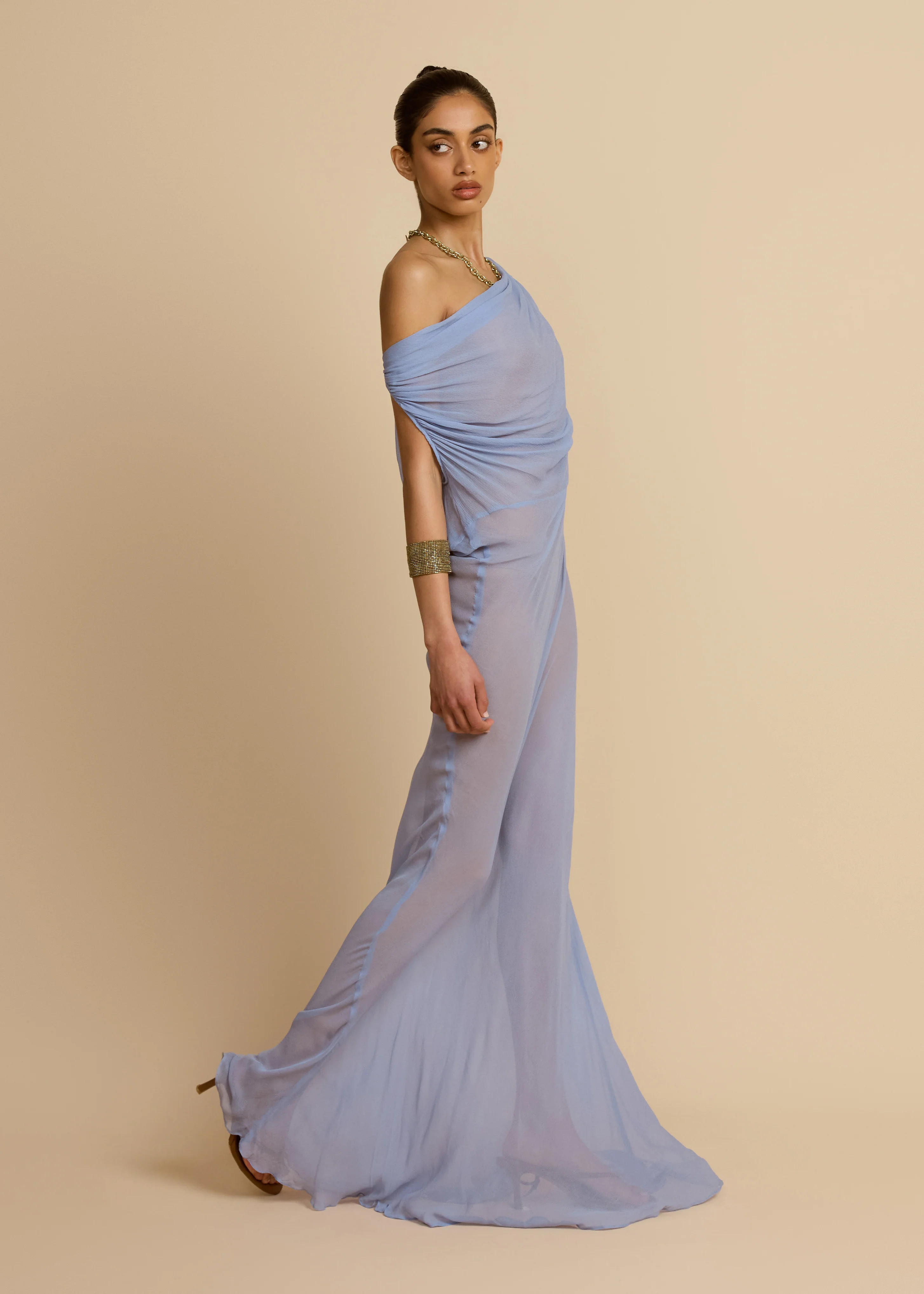 JORDANA DRESS BLUE - Image 3