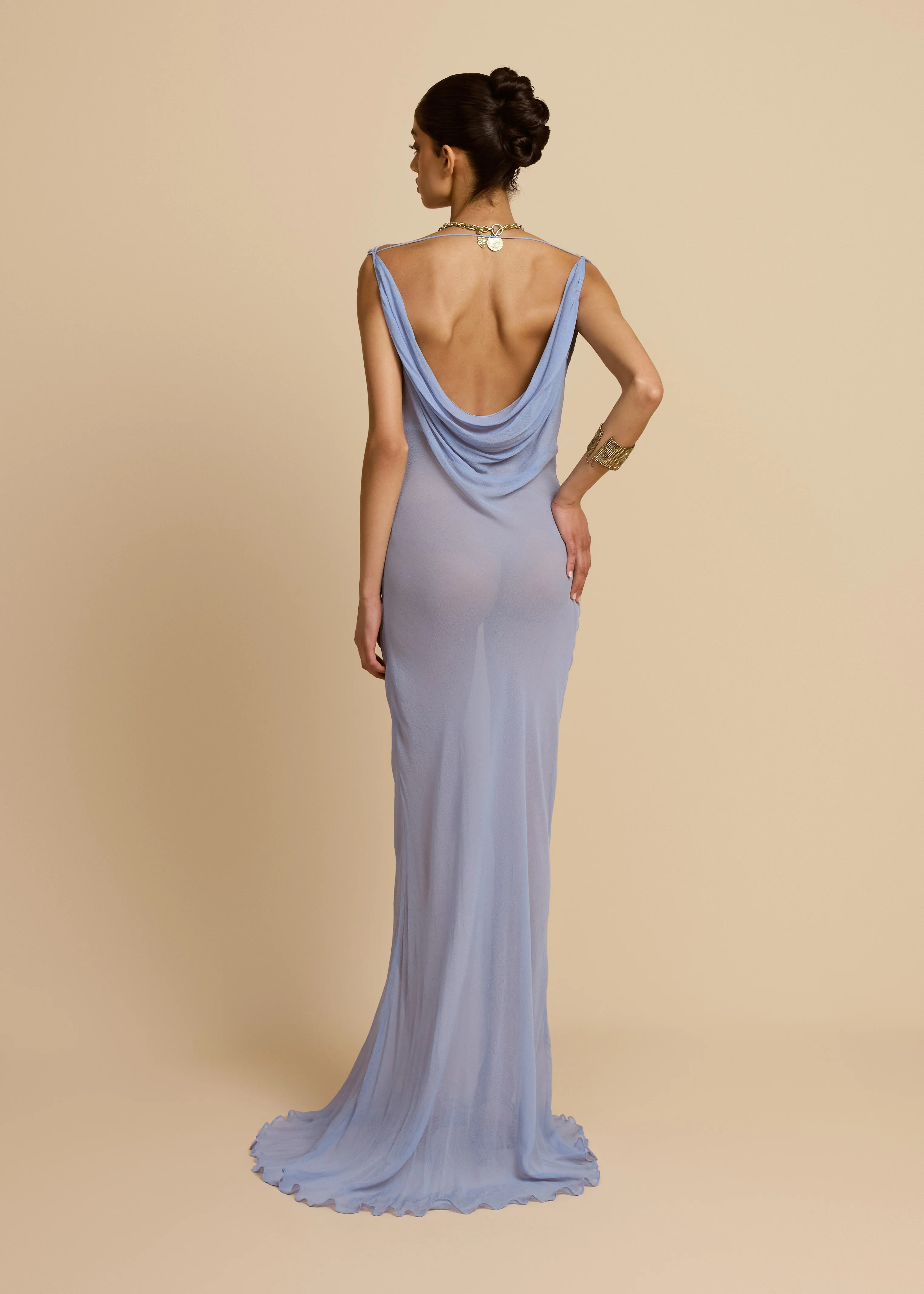 JORDANA DRESS BLUE - Image 5