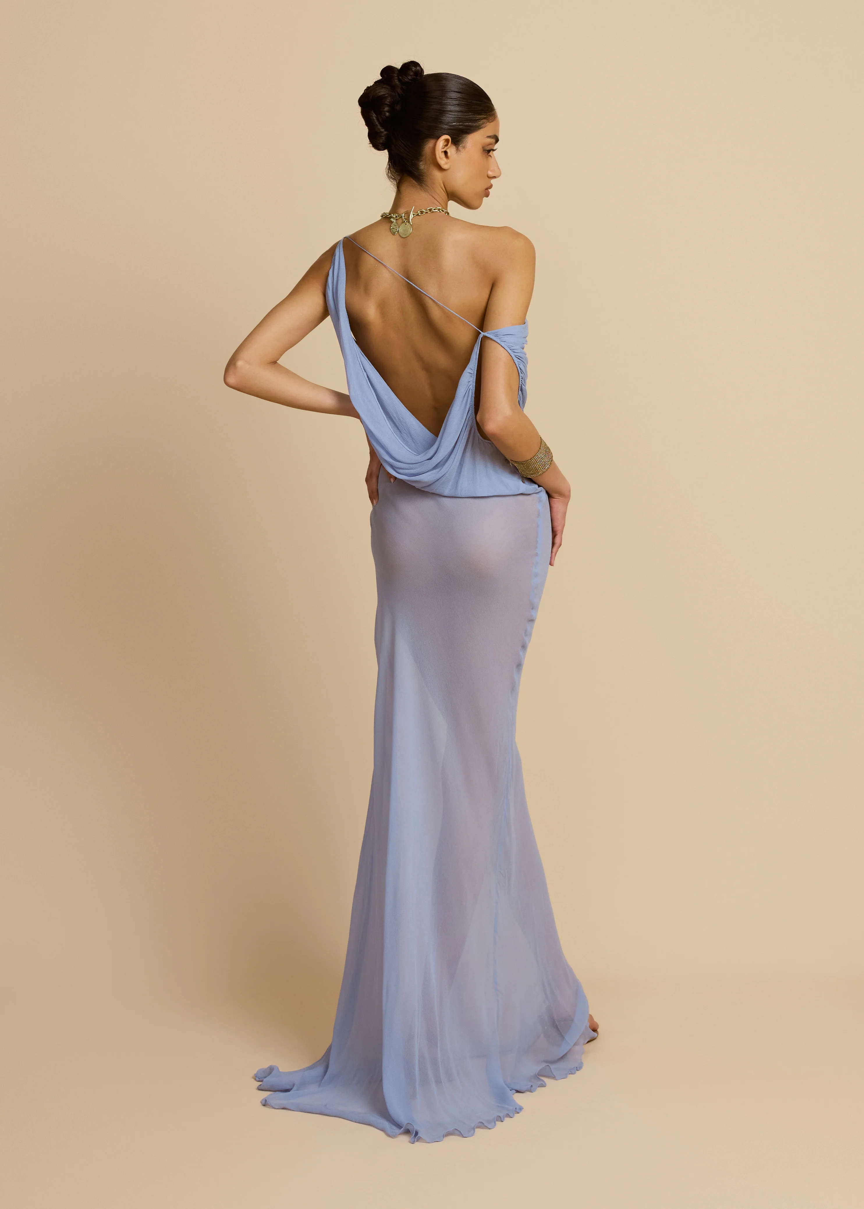 JORDANA DRESS BLUE - Image 8