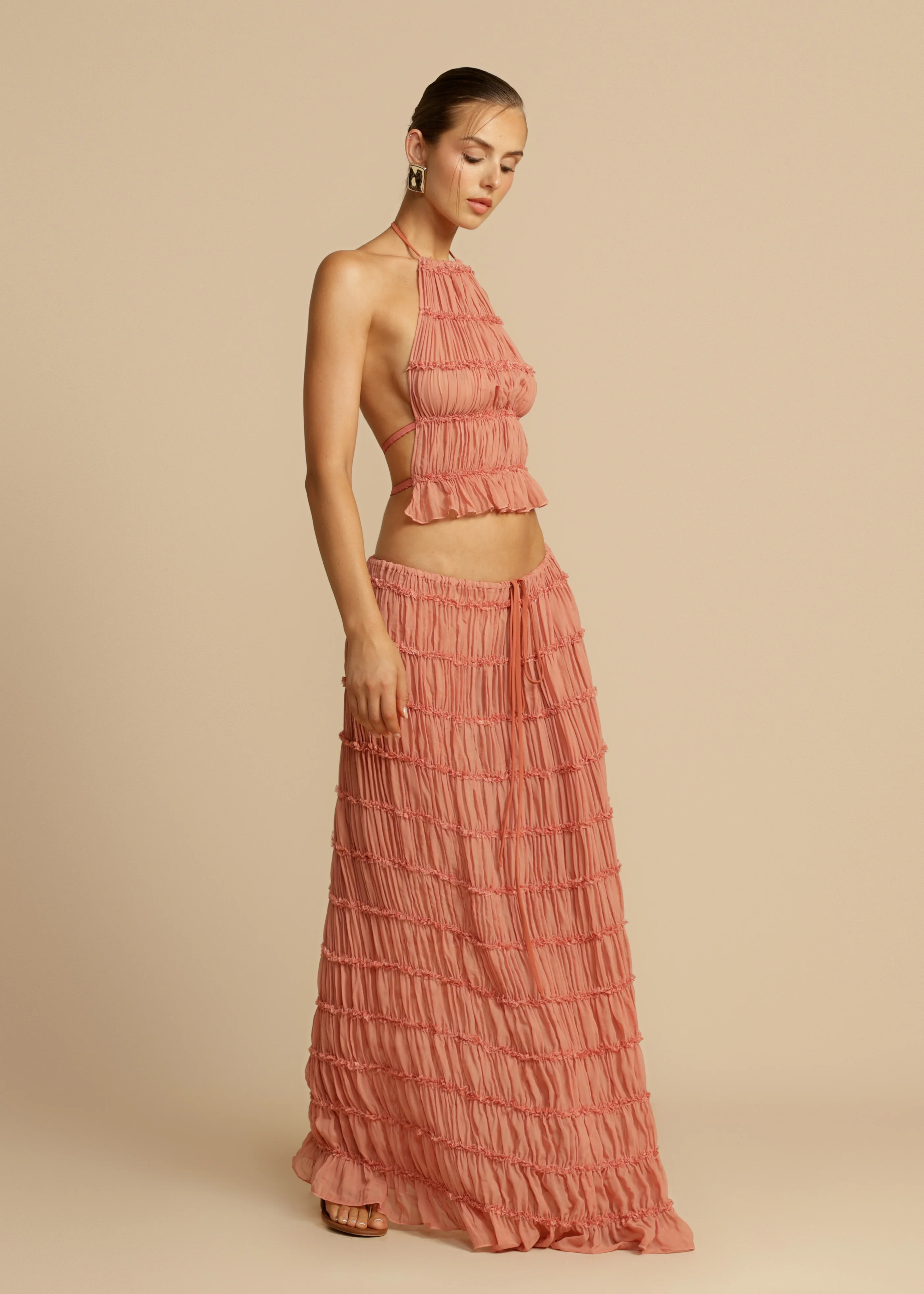 JULIETTE SKIRT PEACH - Image 5