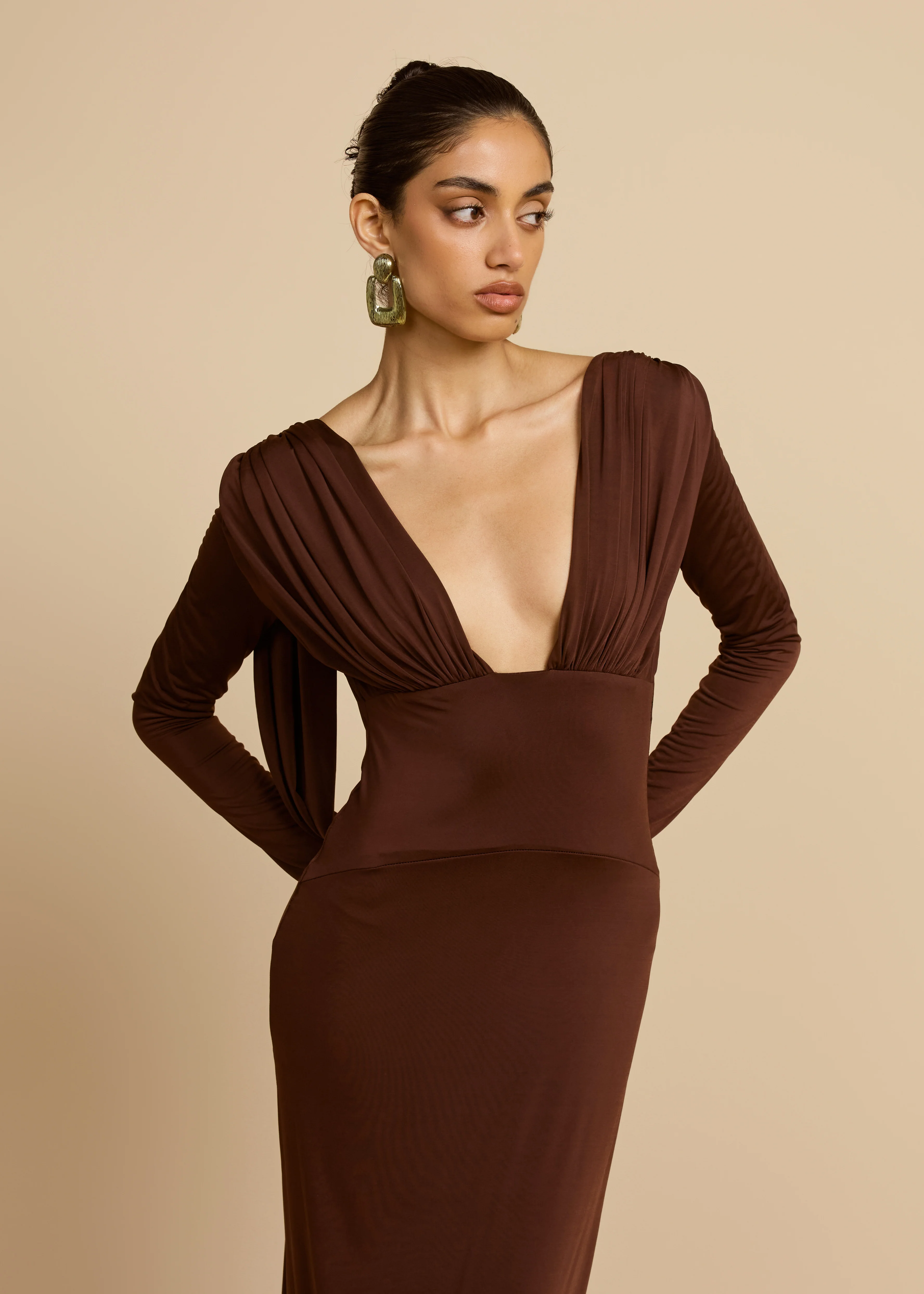LUCIA DRESS CACAO - Image 4