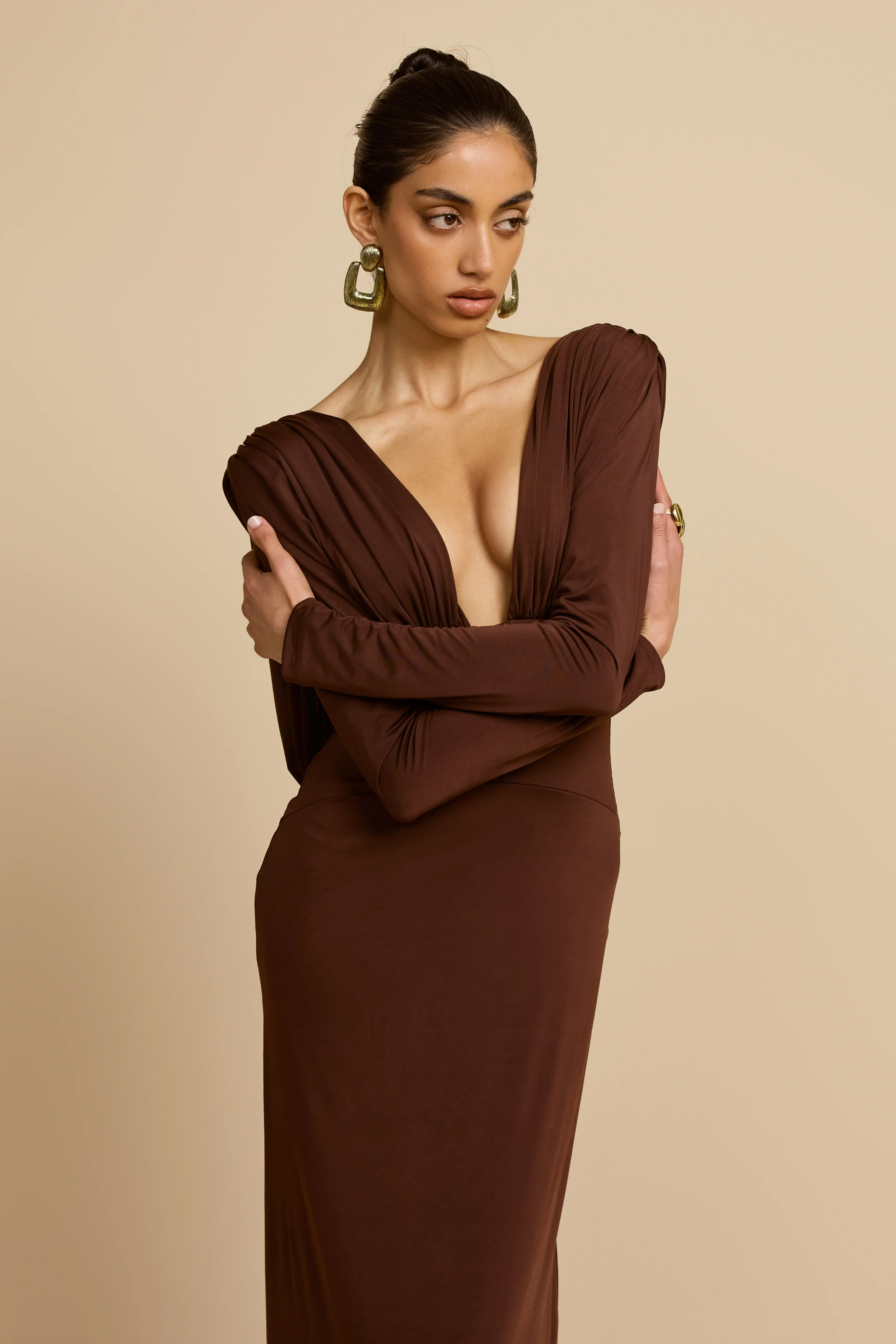 LUCIA DRESS CACAO - Image 8